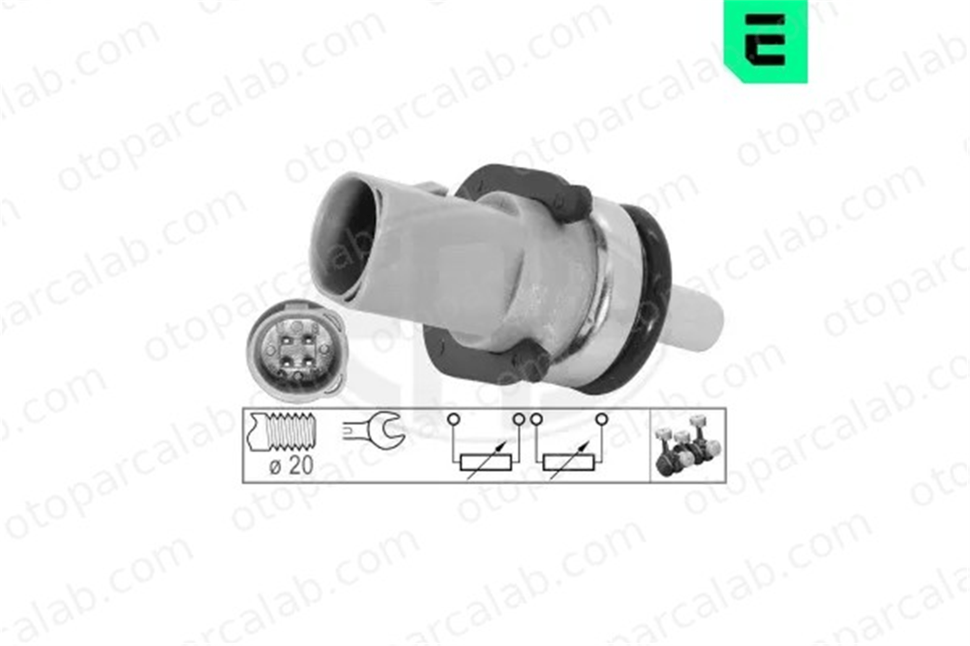 ERA 330141 Hararet Müşürü AUDI A6 C5 Avant A6 C5 7891950 078 919 50