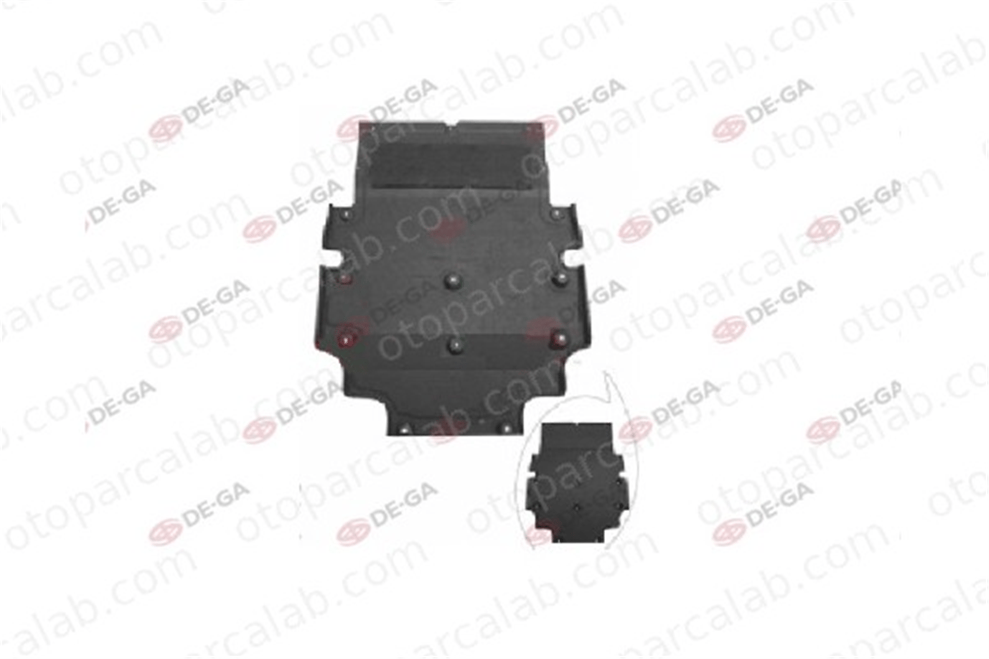 EUROBUMP AUD08A6041 Motor Alt Muhafaza AUDI A6 C8 A6 C8 Avant 4K0863821H 4K0863821D
