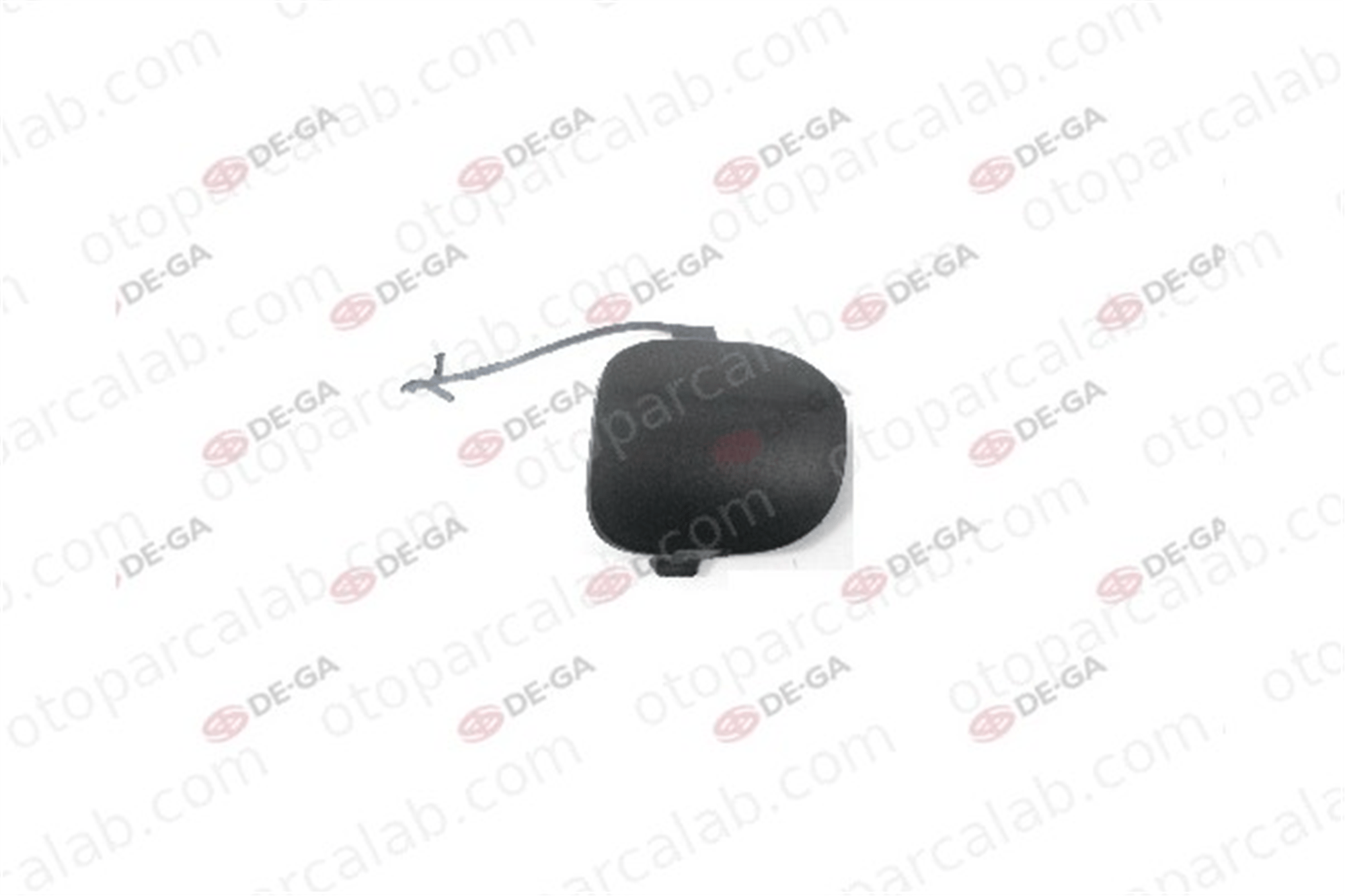 EUROBUMP FIA07PN023 Tampon Çeki Demir Kapağı Ön FIAT PANDA PANDA VAN 735555144