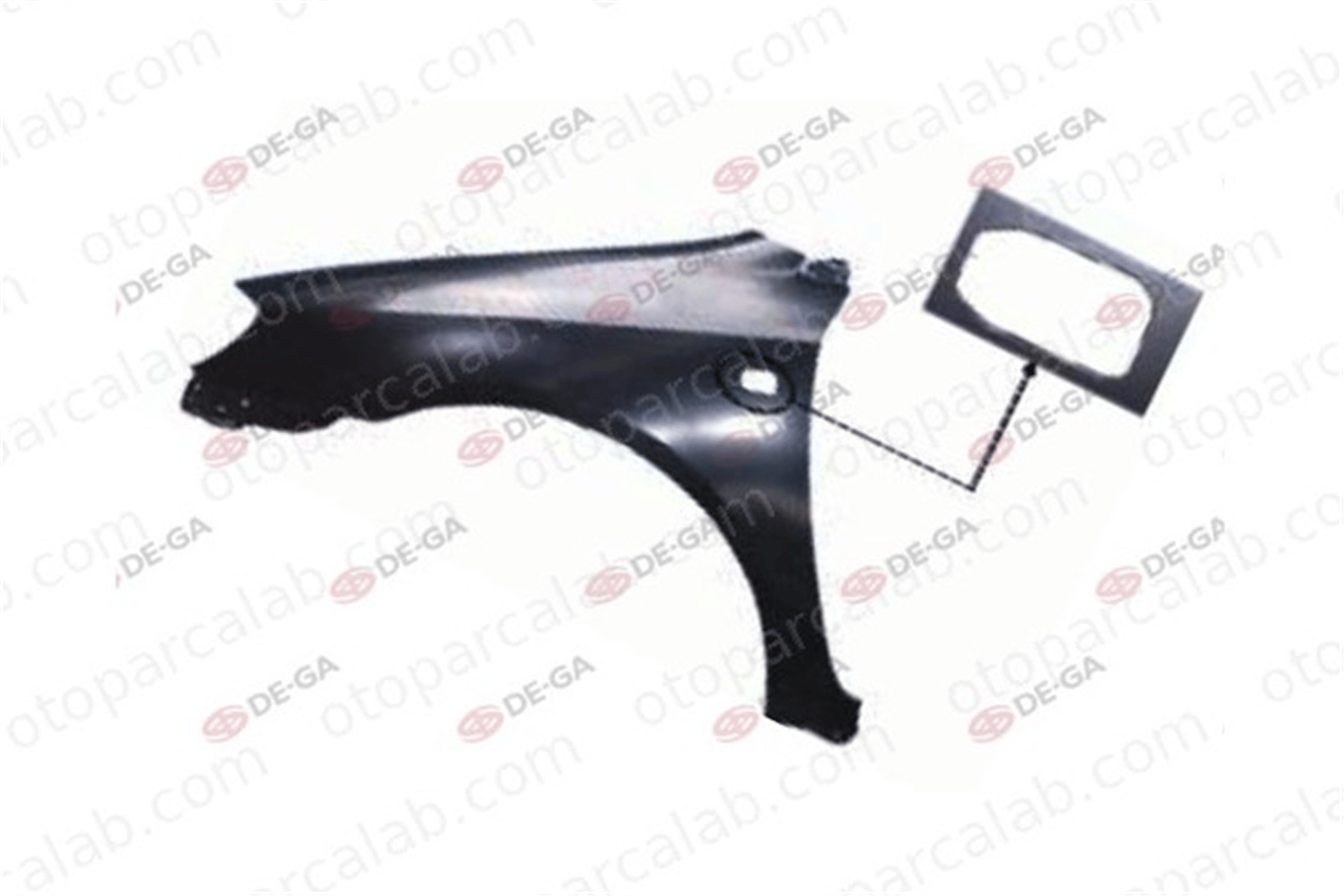 EUROBUMP TOY08CO013 Çamurluk Ön Sol TOYOTA COROLLA COROLLA Sedan 5381202080 538121H070