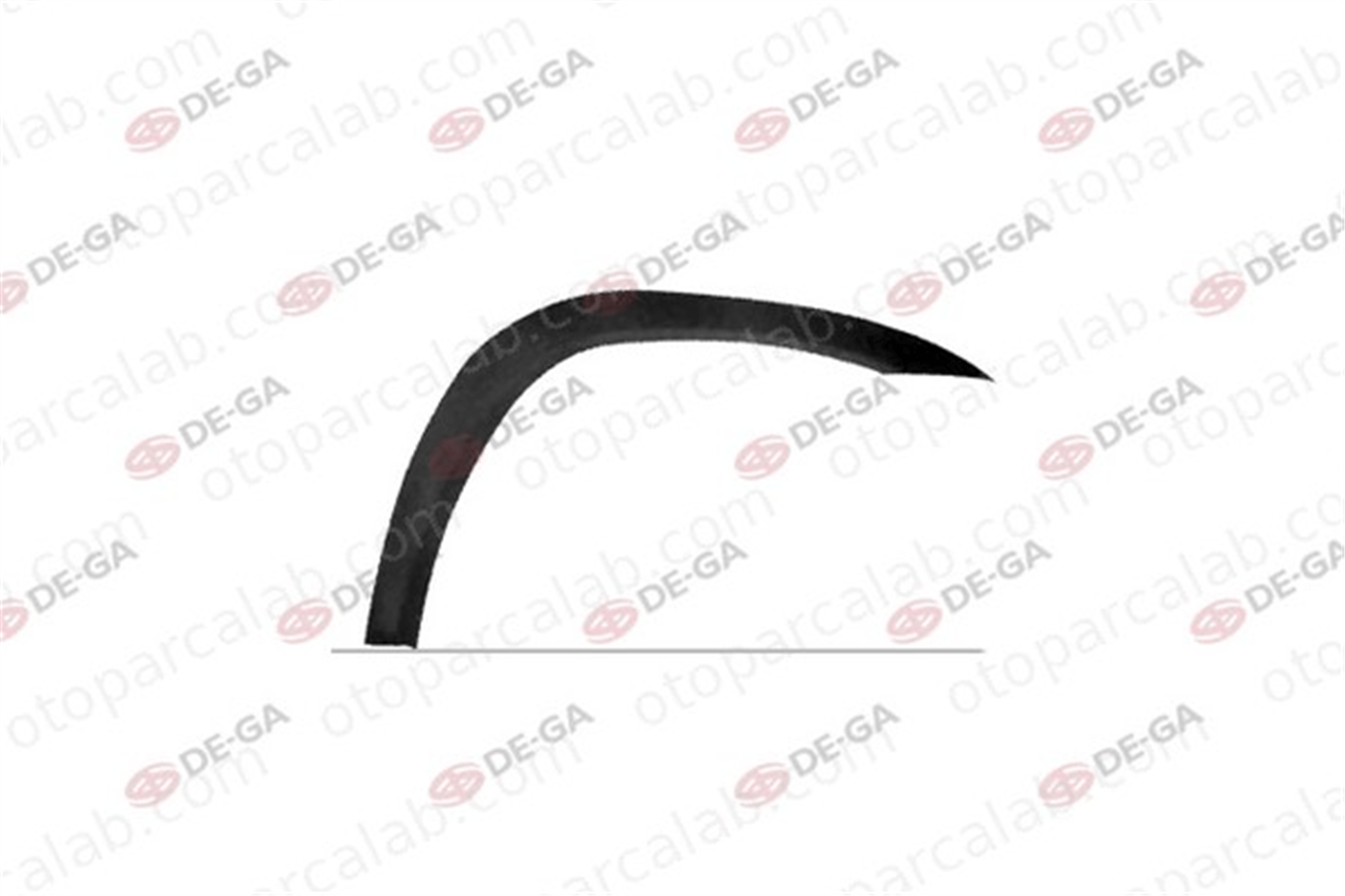 EUROBUMP TOY13RA001 Çamurluk Kaplaması Ön Sağ TOYOTA RAV 4 II 7561142080C0