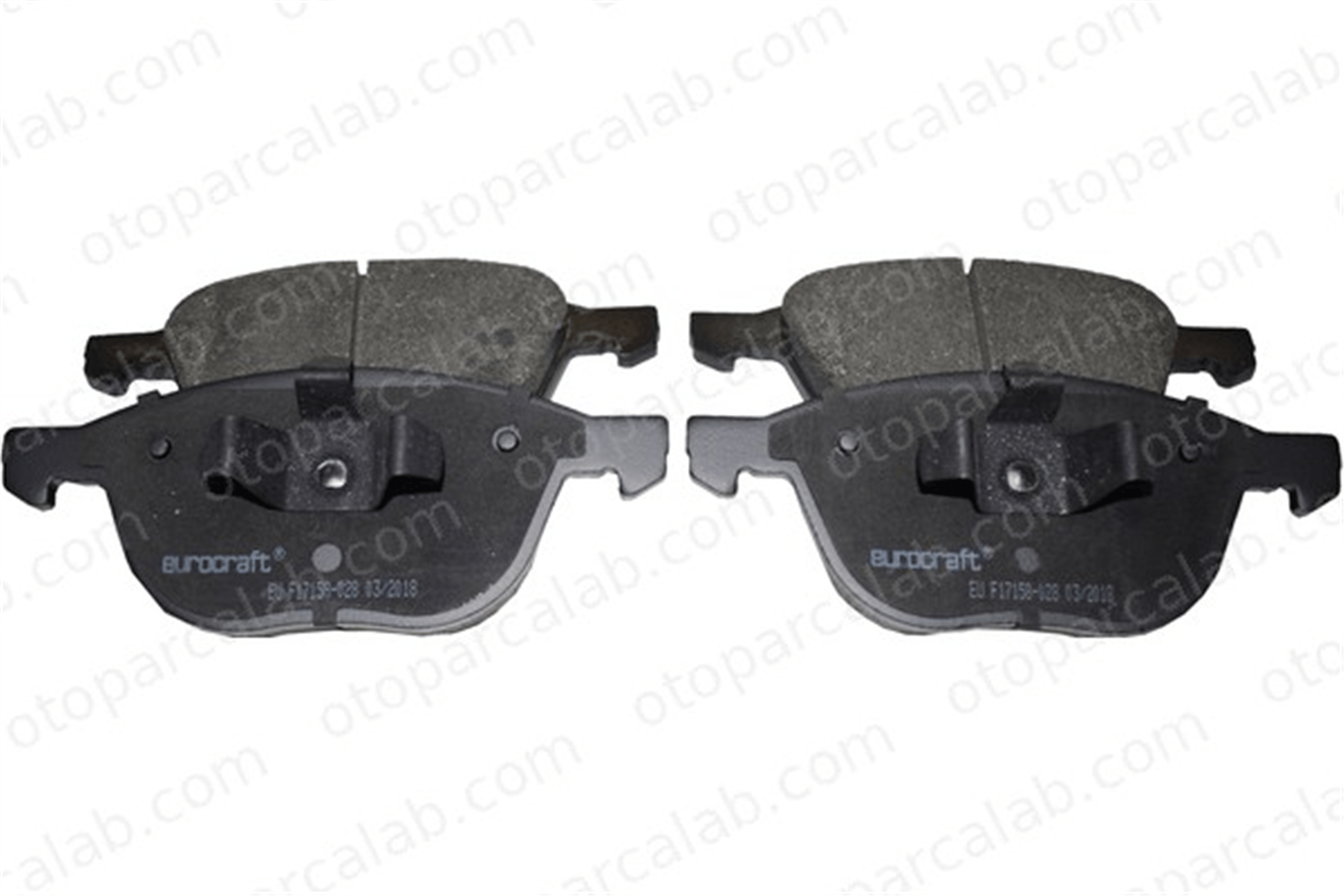 EUROCRAFT EU F17158-028 Fren Disk Balata Ön VOLVO V50 FORD FOCUS II ME3M5J2K021AA 1223682