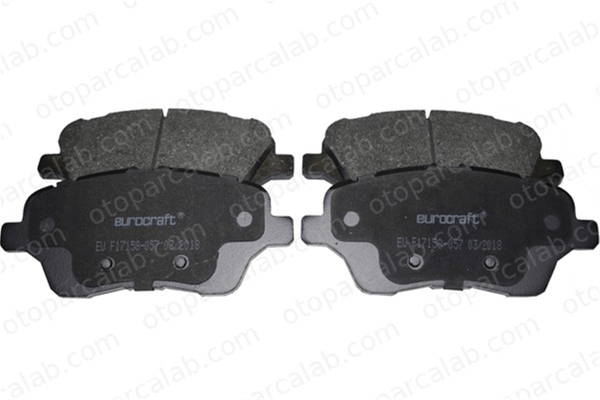 EUROCRAFT EU F17158-057 Fren Disk Balata Ön FORD B-MAX TOURNEO COURIER B460 MPV AY112K021BD 1751951