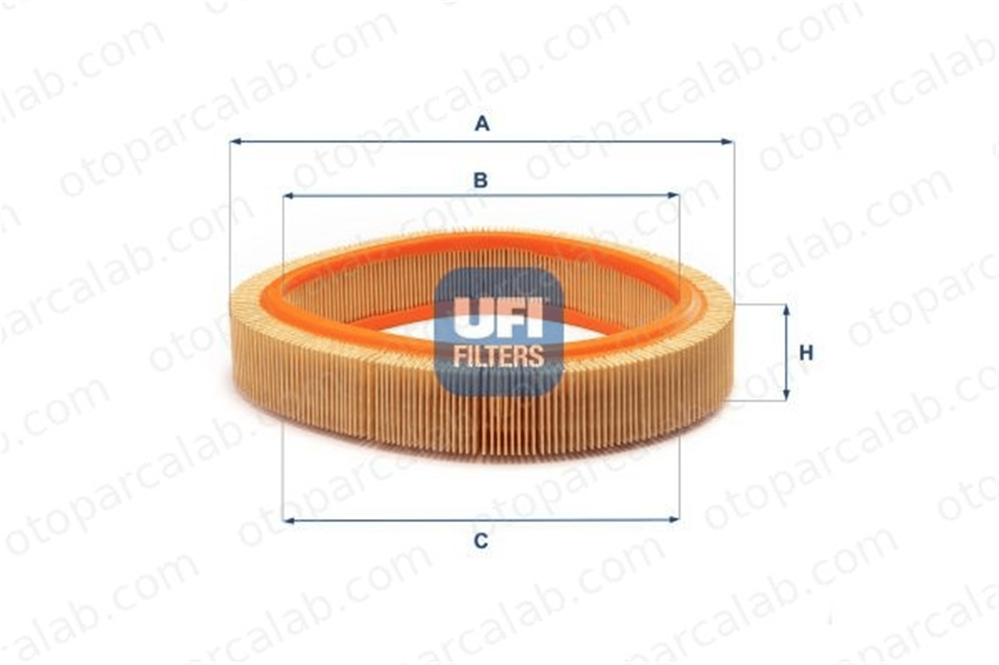 EUROREPAR 1444.L5 Hava Filtresi FORD FIESTA II FIESTA Kasa/eğik arka 1444L5 6080390