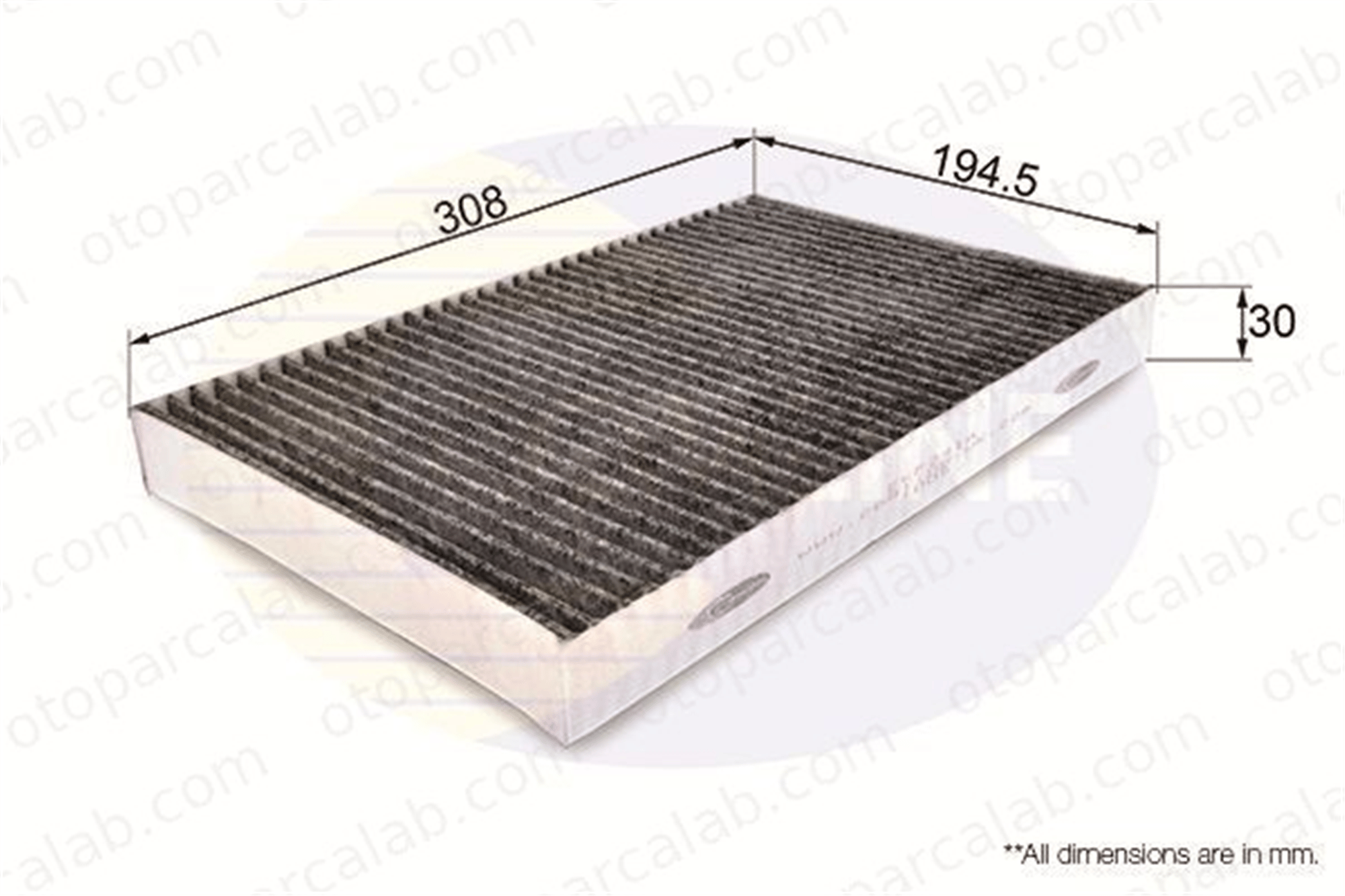 EUROREPAR 1610588380 Polen Filtresi AUDI A6 C5 Avant A6 C5 1610588380 4A0091800