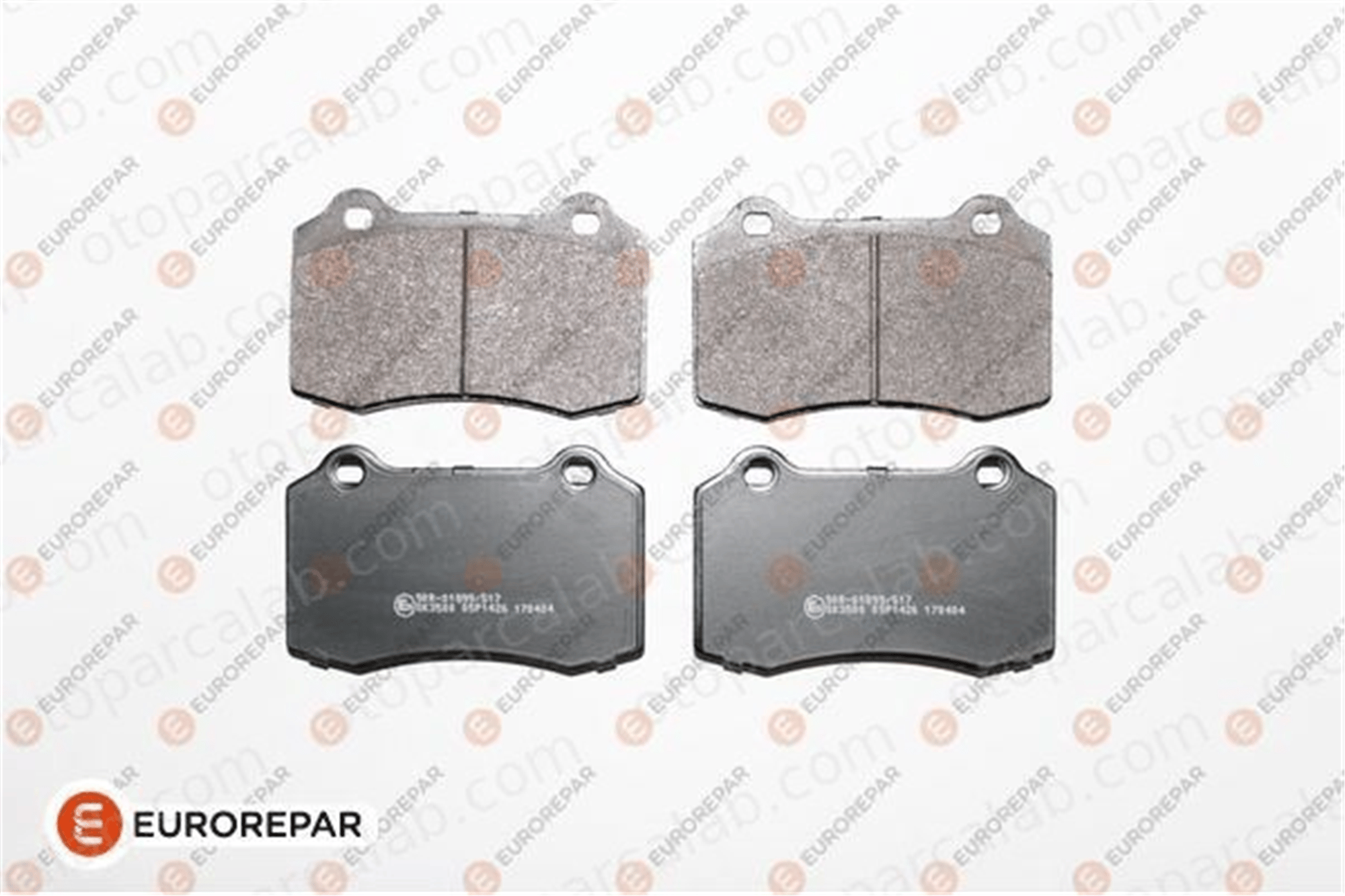 EUROREPAR 1619607480 Fren Disk Balata Ön CITROËN DS3 DS3 Cabrio 1619607480 4254C6