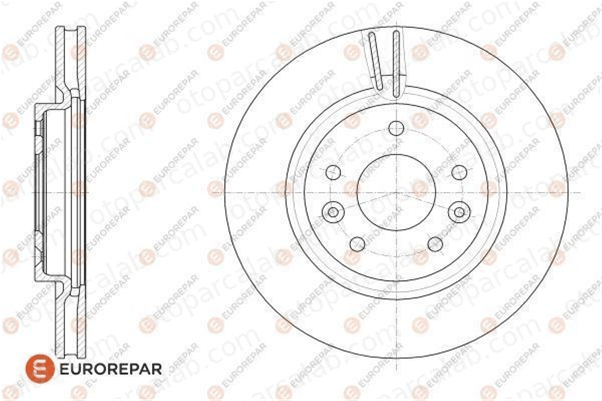 EUROREPAR 1622808580 Fren Disk Ayna Ön Sağ ve Sol RENAULT KADJAR NISSAN QASHQAI II SUV 1622808580 4020600Q3F