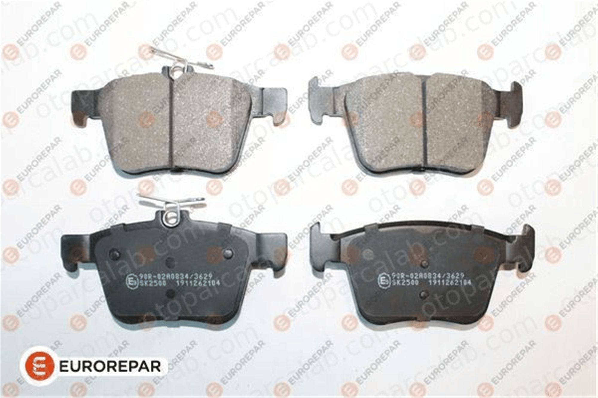 EUROREPAR 1681162280 Fren Disk Balata Arka VW TIGUAN GOLF VII 1681162280 3Q0698451