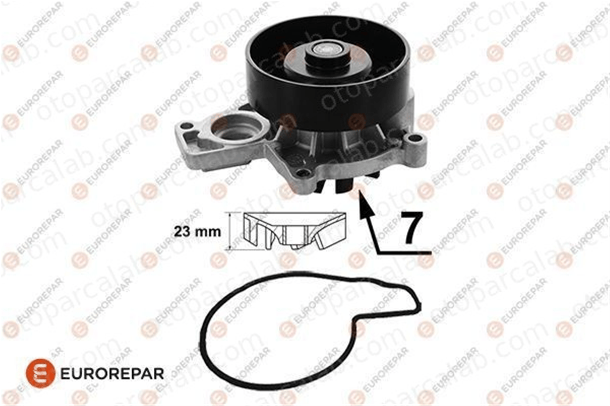 EUROREPAR 1682099380 Devirdaim Su Pompası BMW X1 X2 1682099380 11518577893