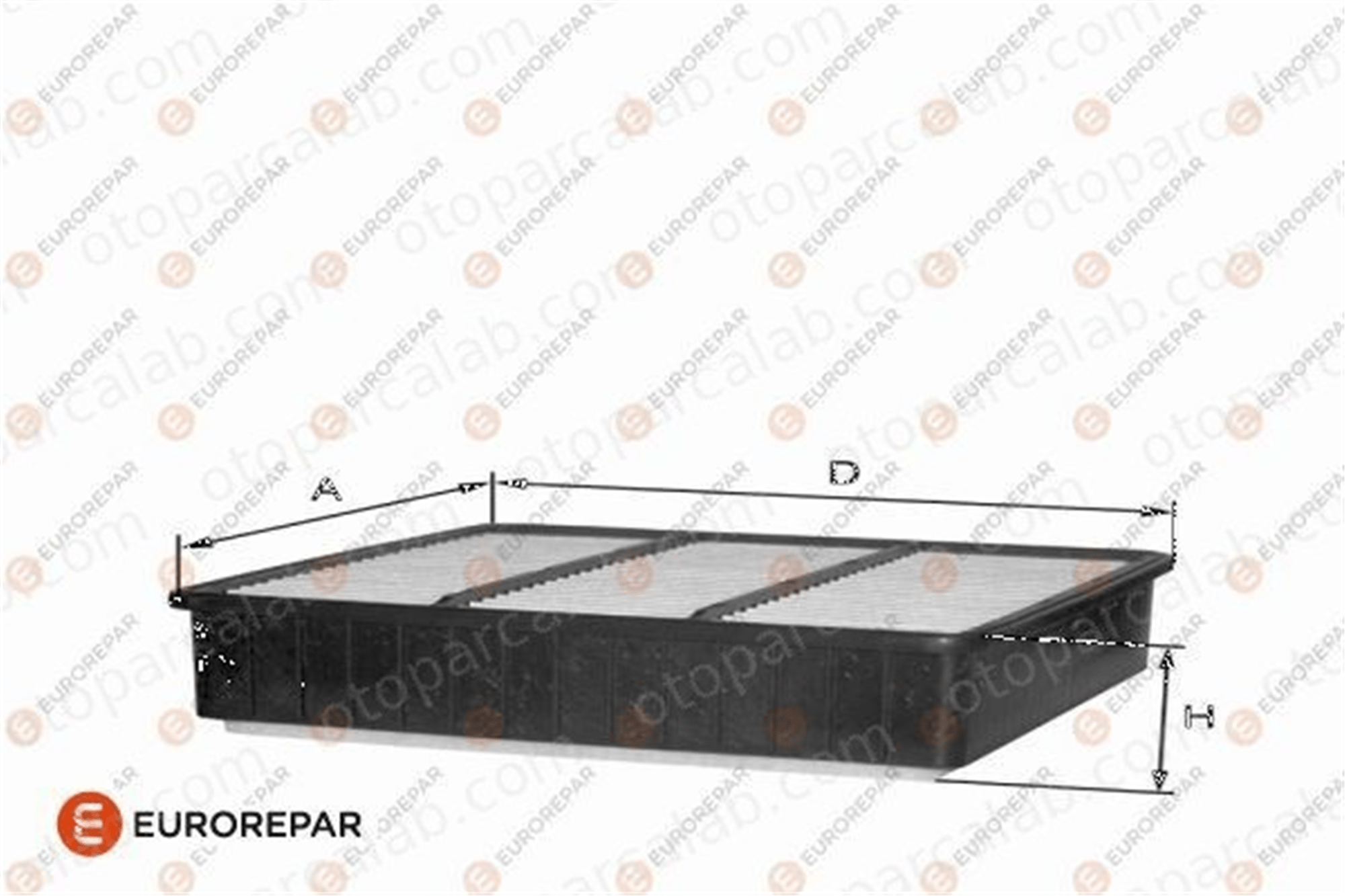 EUROREPAR 1682262780 Hava Filtresi HYUNDAI i20 II i20 II Coupe 1682262780 28113C8000