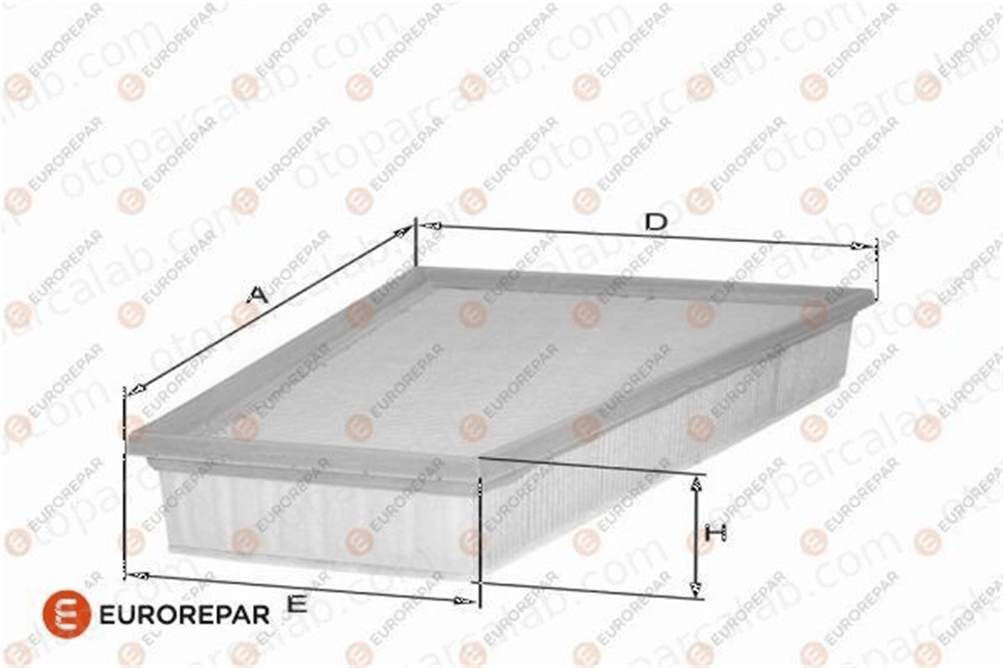 EUROREPAR 1682268280 Hava Filtresi RENAULT MEGANE IV Grandtour MEGANE IV Hatchback 1682268280 165467860R