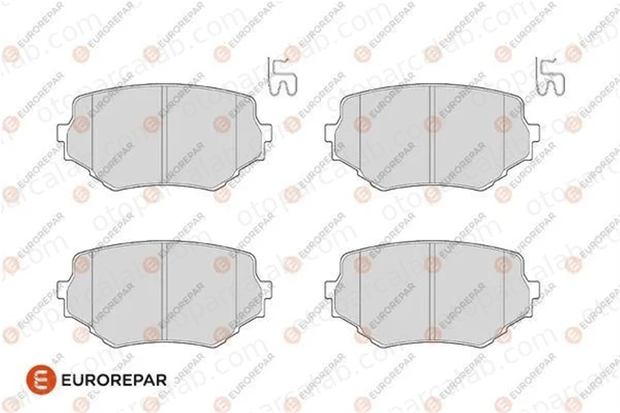 EUROREPAR 1686267480 Fren Disk Balata Ön SUZUKI GRAND VITARA I VITARA 1686267480 5520065D00