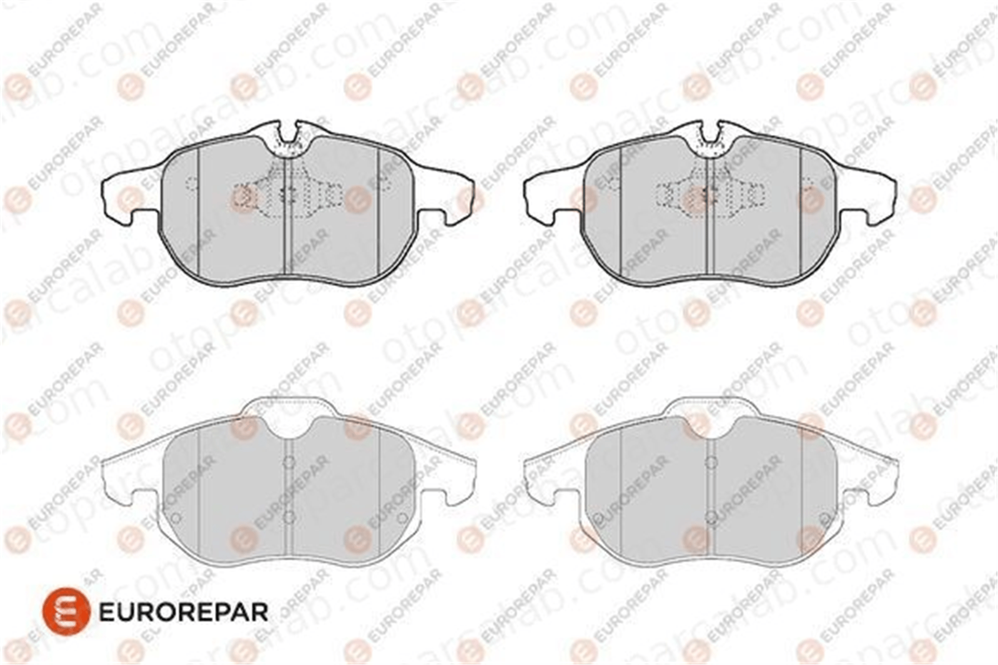 EUROREPAR 1686269180 Fren Disk Balata Ön OPEL VECTRA C VECTRA C GTS 1686269180 93188111