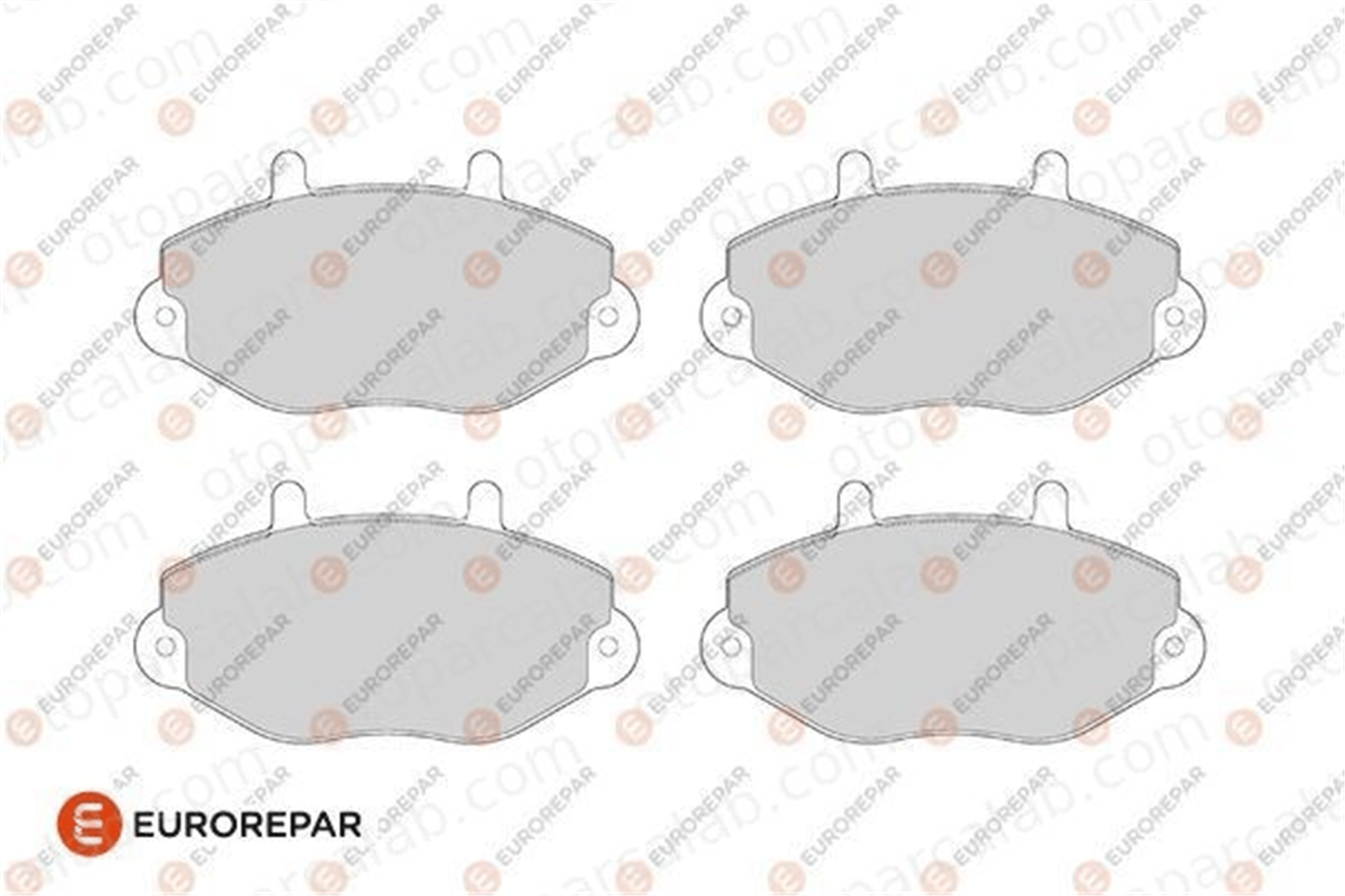 EUROREPAR 1686271580 Fren Disk Balata Ön FORD TRANSIT Minibüs/Otobüs TRANSIT Panelvan/Van 1686271580 1074972