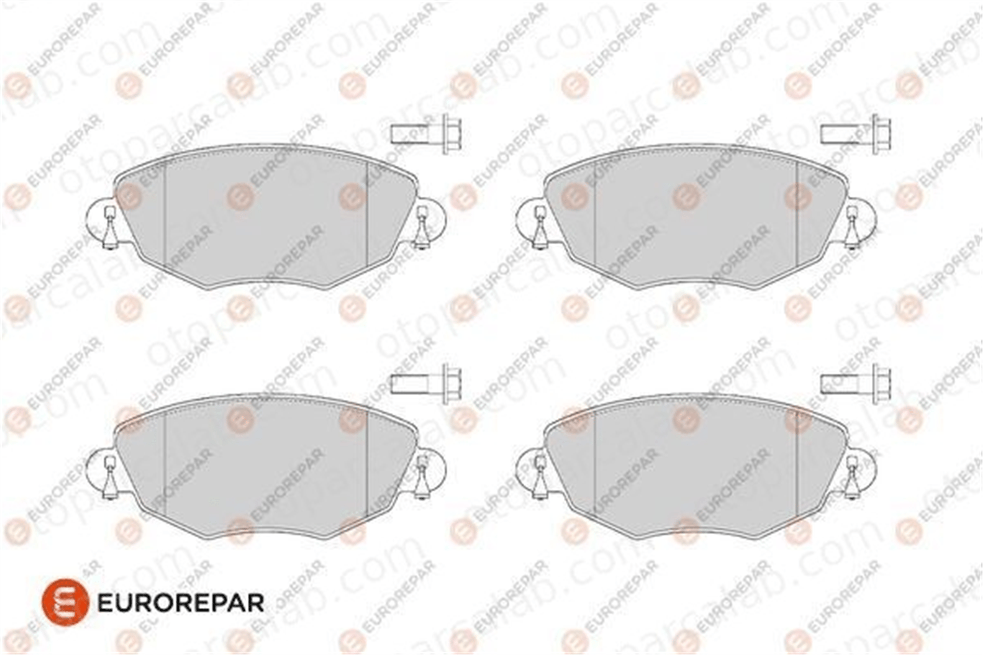 EUROREPAR 1686271780 Fren Disk Balata Ön FORD MONDEO III Sedan MONDEO III 1686271780 1121894