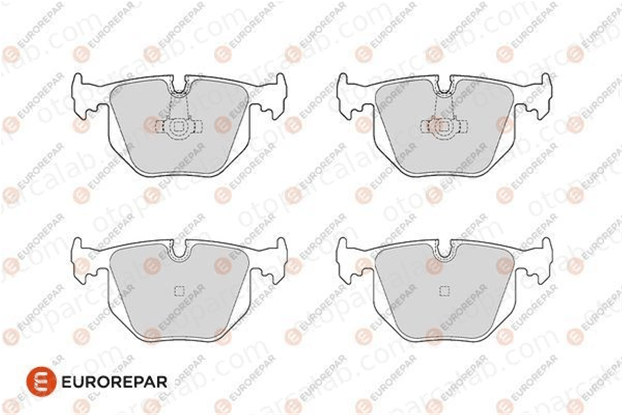 EUROREPAR 1686272980 Fren Disk Balata Arka BMW 7 3 1686272980 34211162862