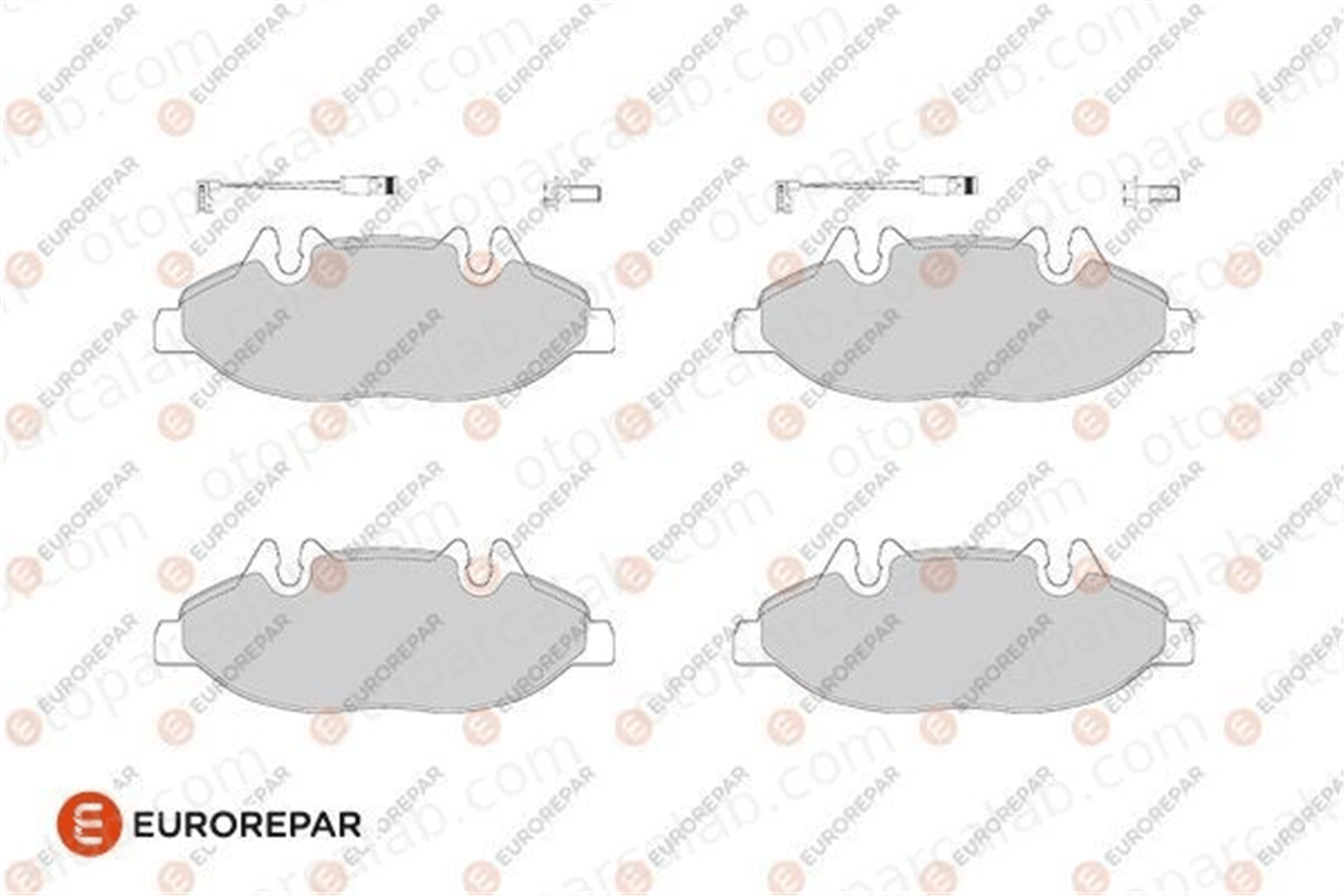EUROREPAR 1686274580 Fren Disk Balata Ön MERCEDES-BENZ VITO Minibüs/Otobüs VITO / MIXTO Panelvan/Van 1686274580 4216110