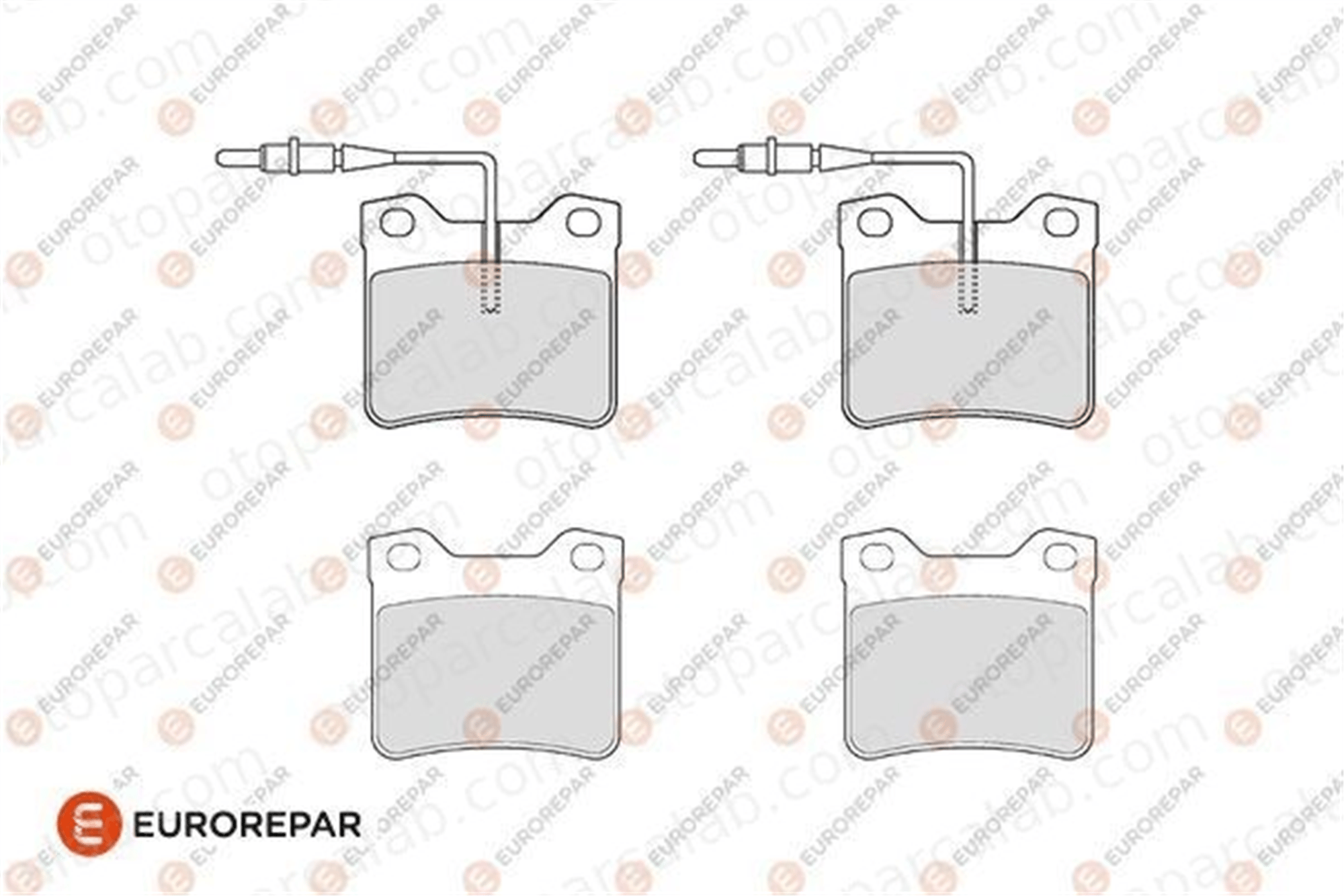 EUROREPAR 1686276280 Fren Disk Balata Ön MERCEDES-BENZ VITO Panelvan/Van VITO Minibüs/Otobüs 1686276280 24204820