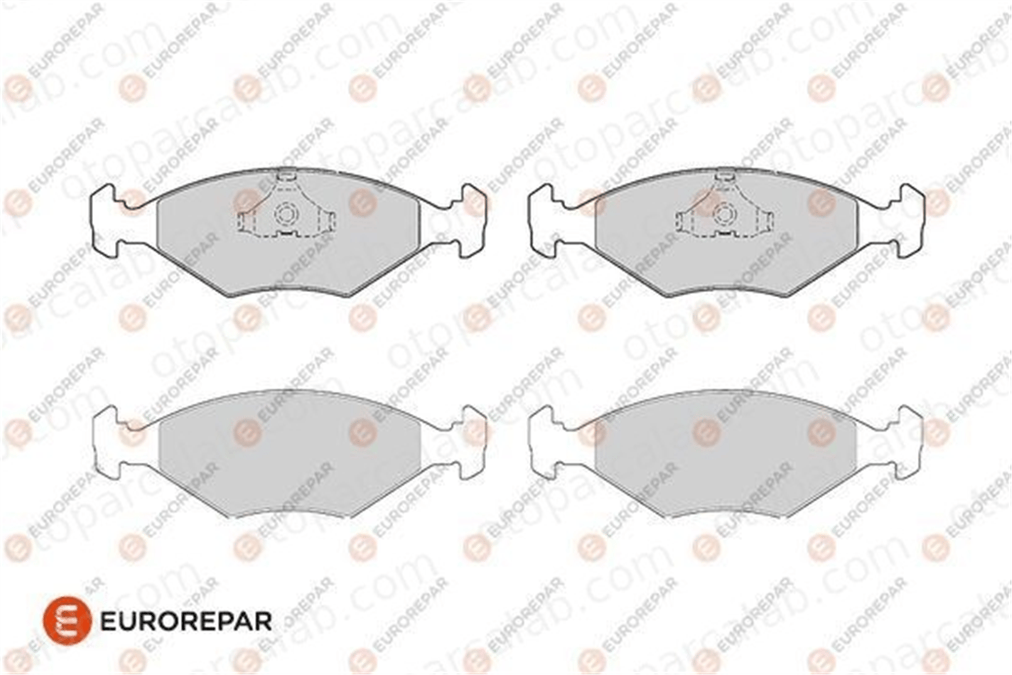 EUROREPAR 1686276380 Fren Disk Balata Ön FIAT FIORINO Kasa/büyük limuzin DUNA 1686276380 5882942