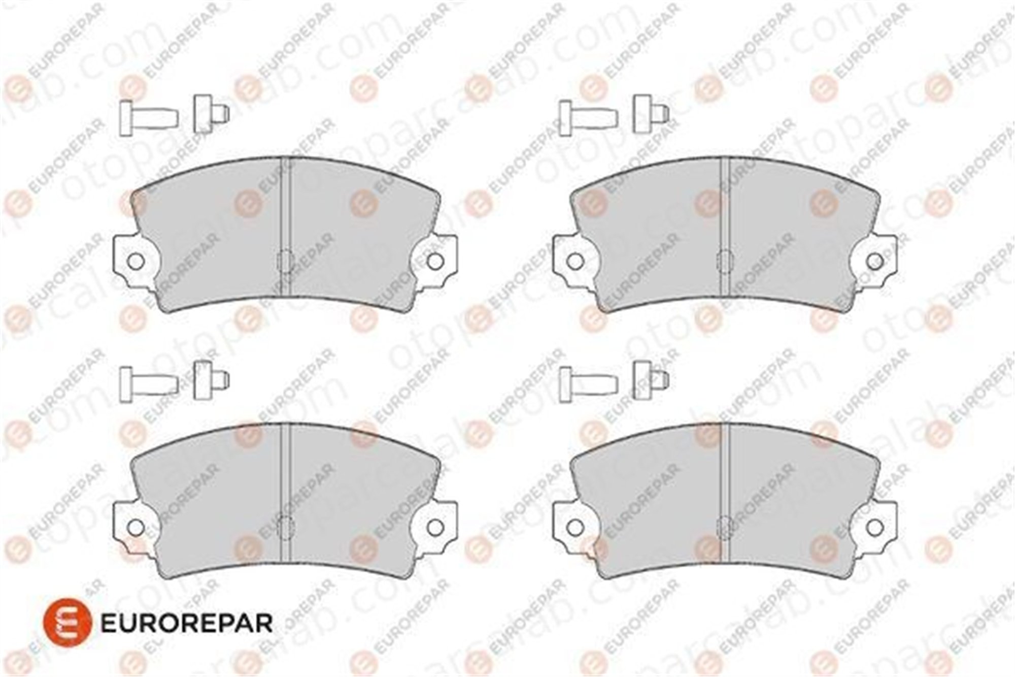 EUROREPAR 1686277280 Fren Disk Balata Ön RENAULT 25 21 Sedan 1686277280 7701602289