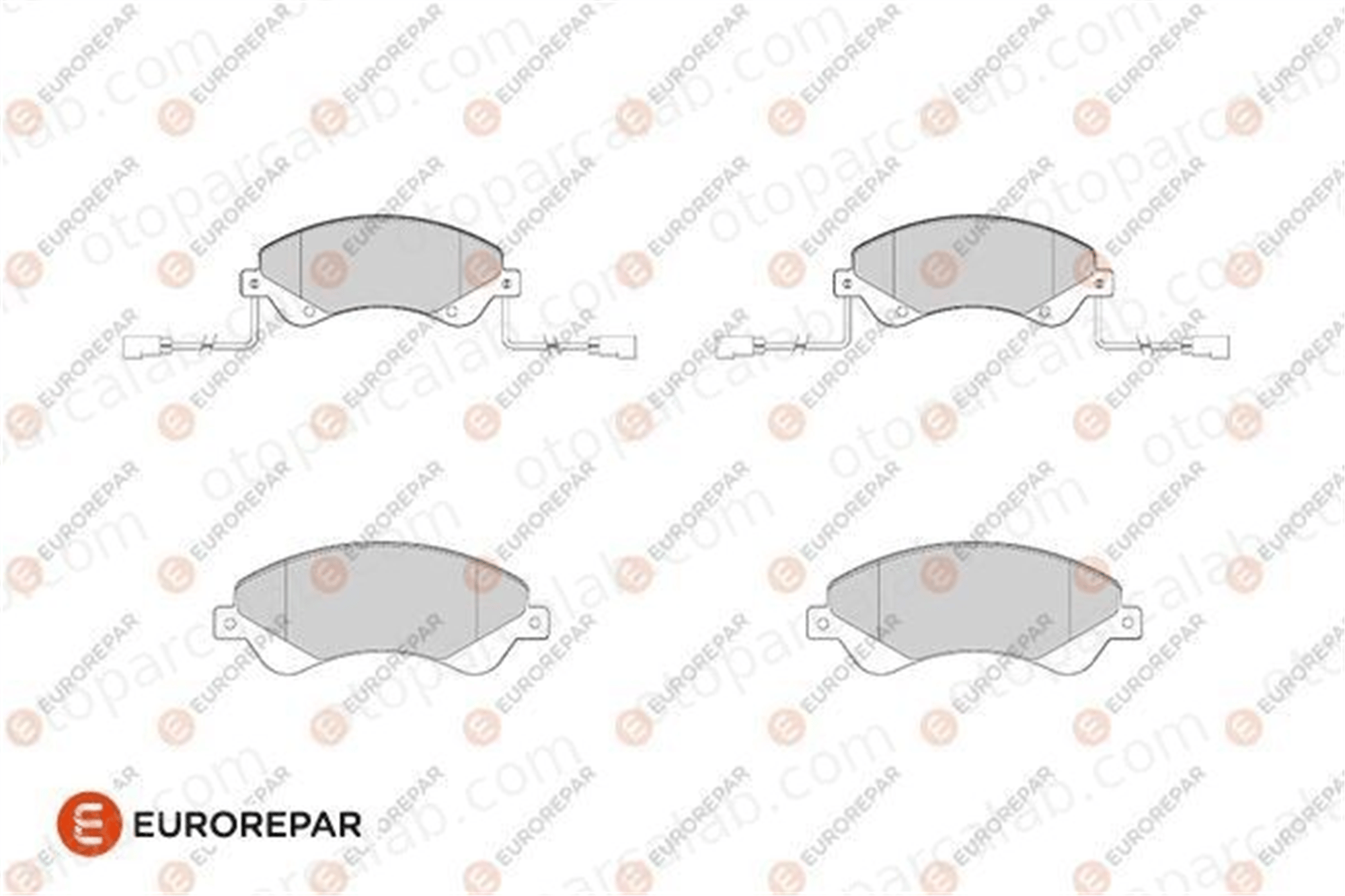 EUROREPAR 1686277980 Fren Disk Balata Ön FORD TRANSIT Minibüs/Otobüs TRANSIT Panelvan/Van 1686277980 1371403