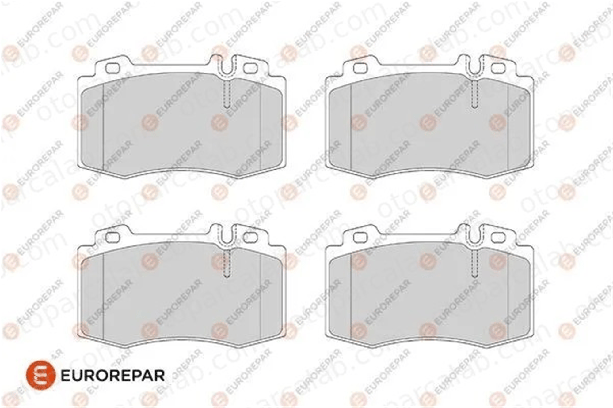 EUROREPAR 1686278480 Fren Disk Balata Ön MERCEDES-BENZ E-SERISI C-SERISI 1686278480 34200520