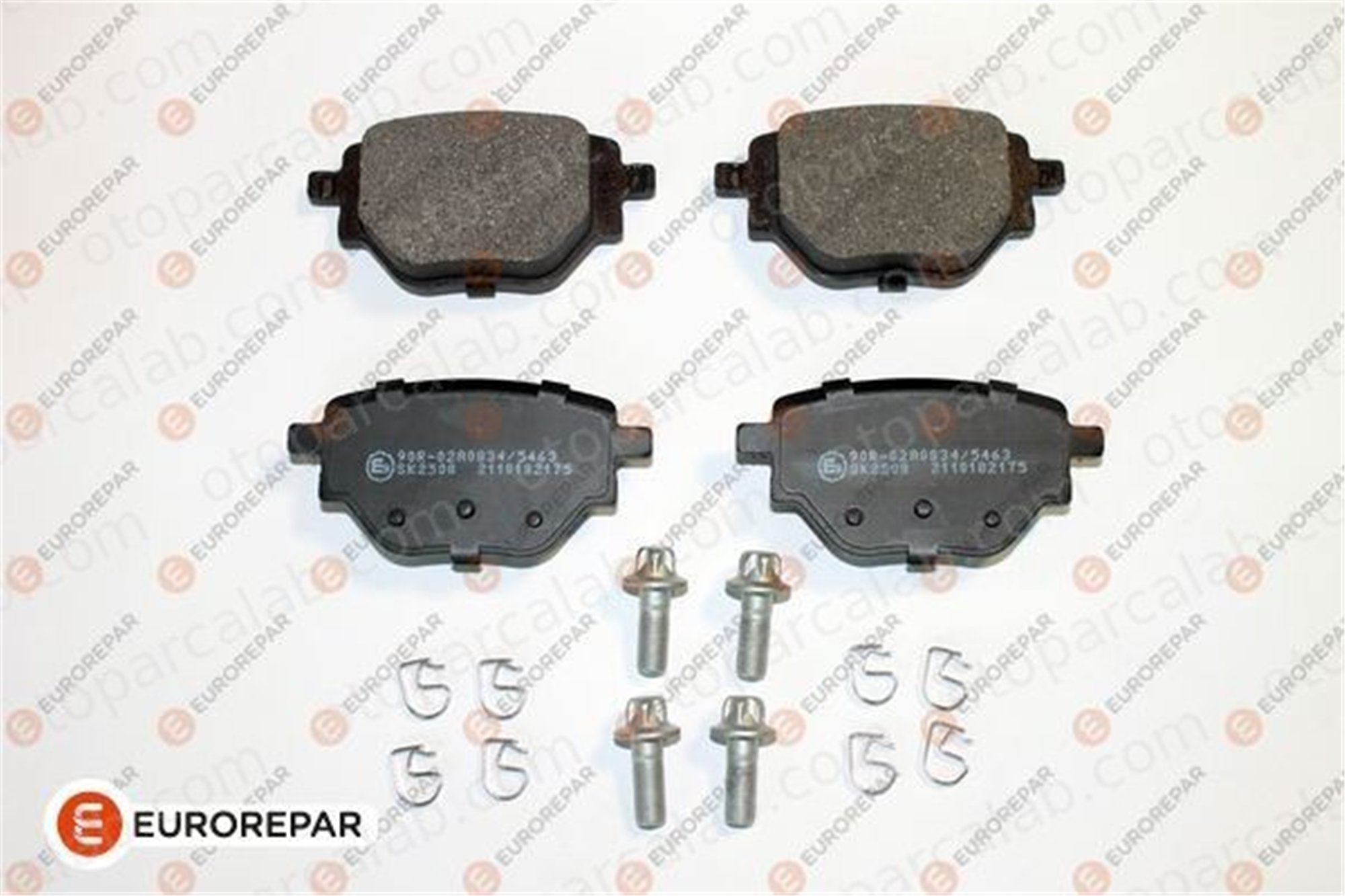 EUROREPAR 1689800280 Fren Disk Balata Arka PEUGEOT 208 II 2008 II 1689800280 1681449980