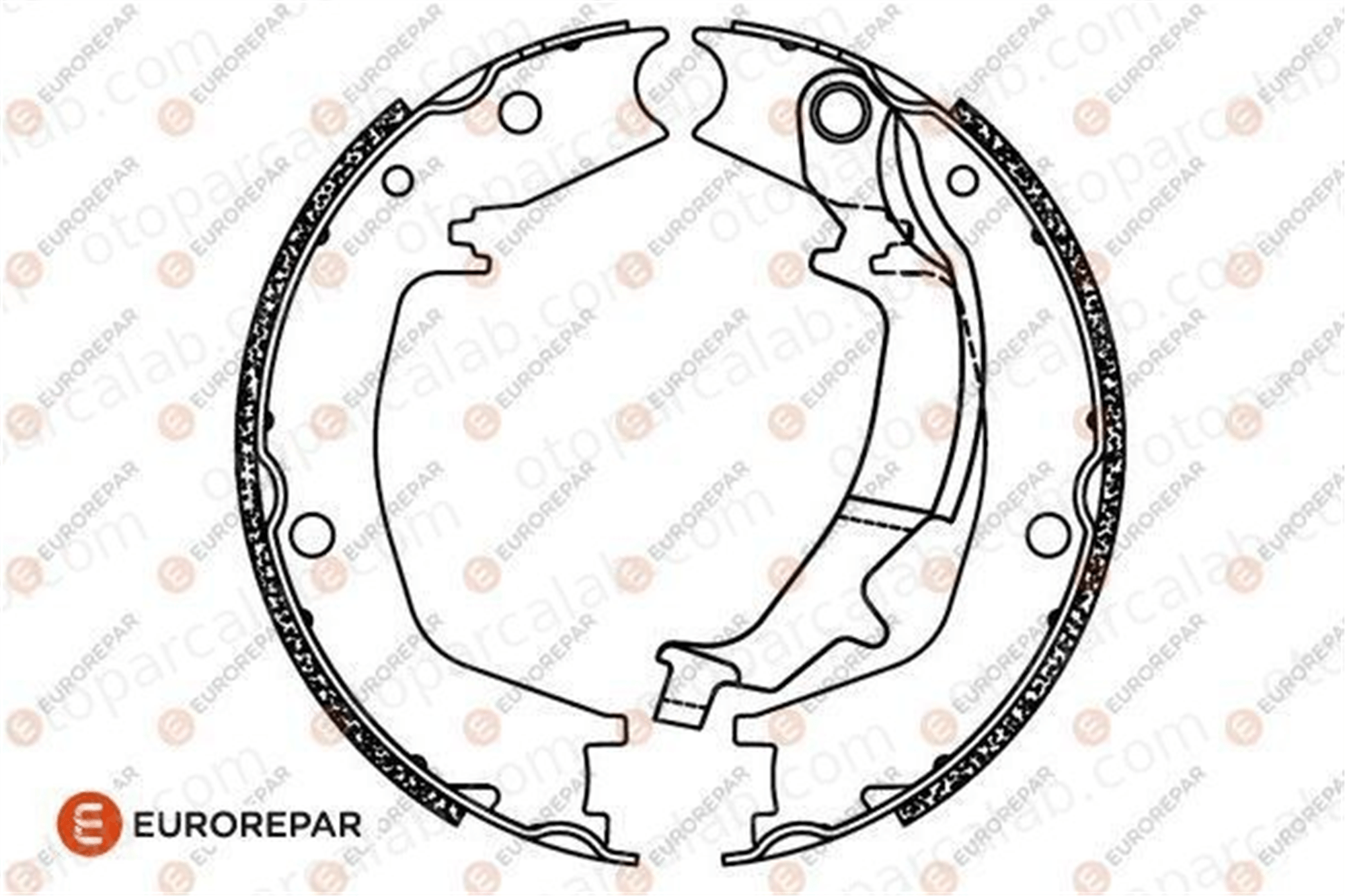 EUROREPAR 1690923380 Fren Pabuçlu Balata Arka HYUNDAI TUCSON KIA SPORTAGE II 1690923380 583052HA10