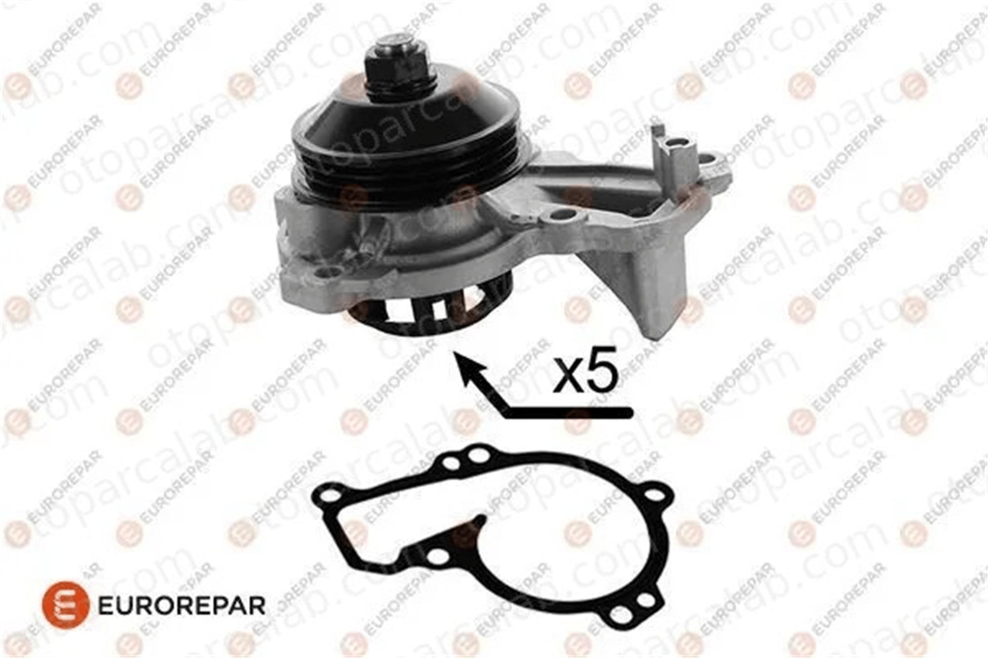 EUROREPAR 1697845980 Devirdaim Su Pompası PEUGEOT 2008 II DS DS 3 CROSSBACK 1682099580 9803094380