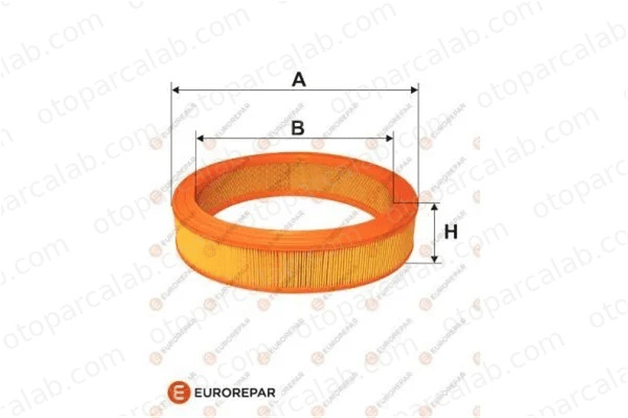 EUROREPAR E147073 Hava Filtresi OPEL KADETT D CORSA A Hatchback E147073 3950789