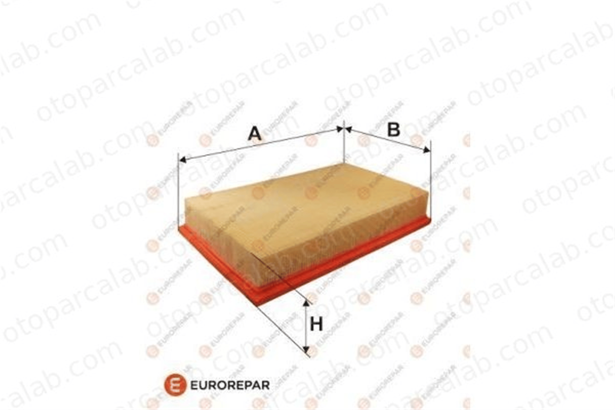 EUROREPAR E147075 Hava Filtresi MERCEDES-BENZ 124 Sedan 124 T-Model E147075 SA9853