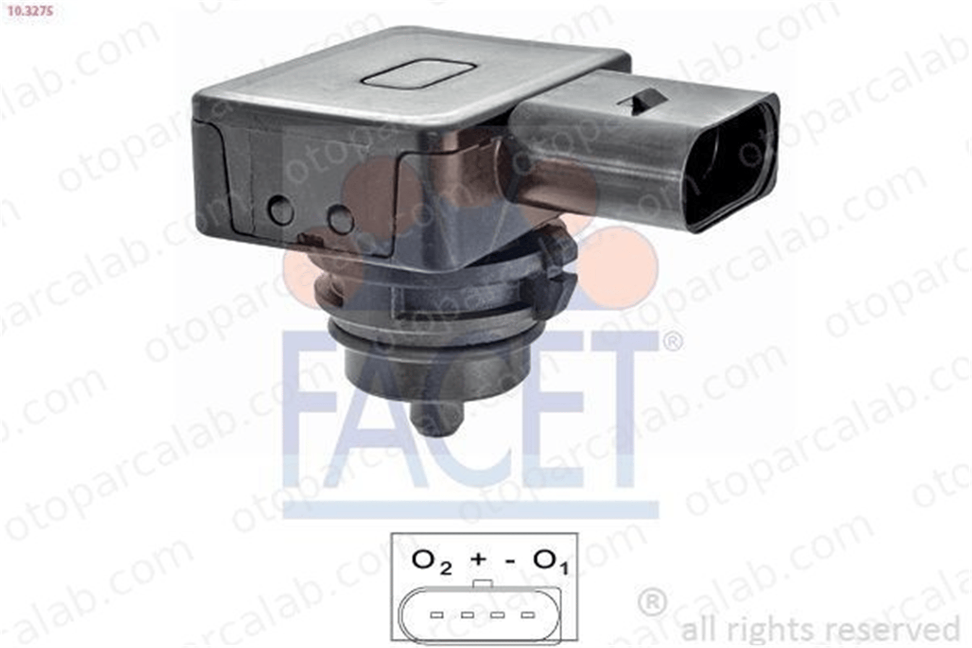 FACET 10.3275 MAP Sensörü VW PASSAT B6 PASSAT B6 Variant 1K0998213 1K0906207