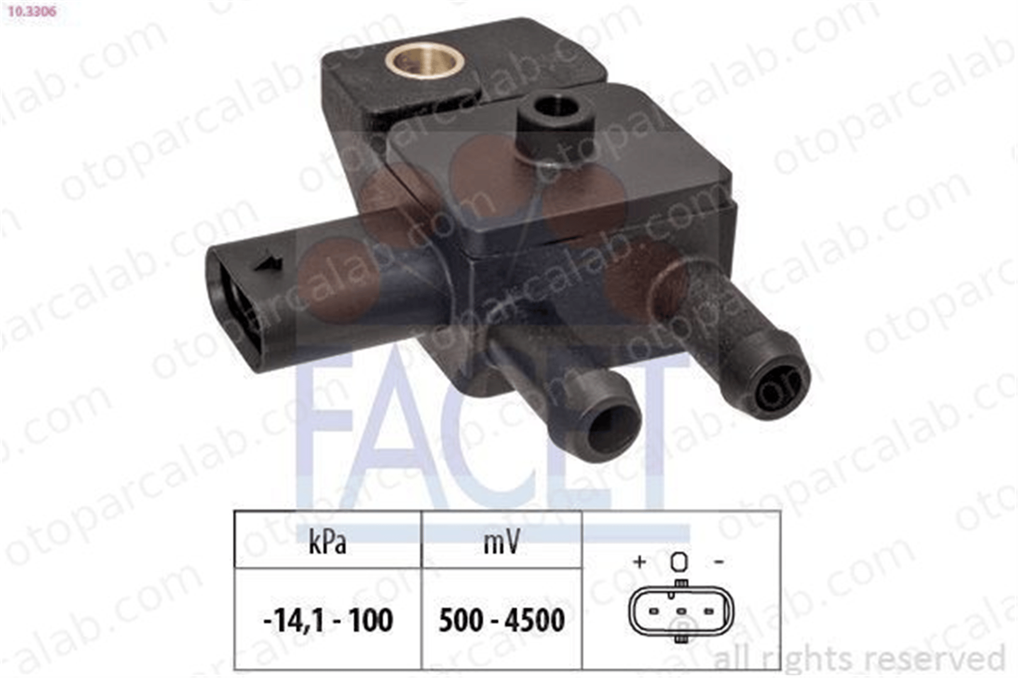 FACET 10.3306 Egzoz Sıcaklık Sensörü BMW 5 5 Touring 1362780575 13627805758