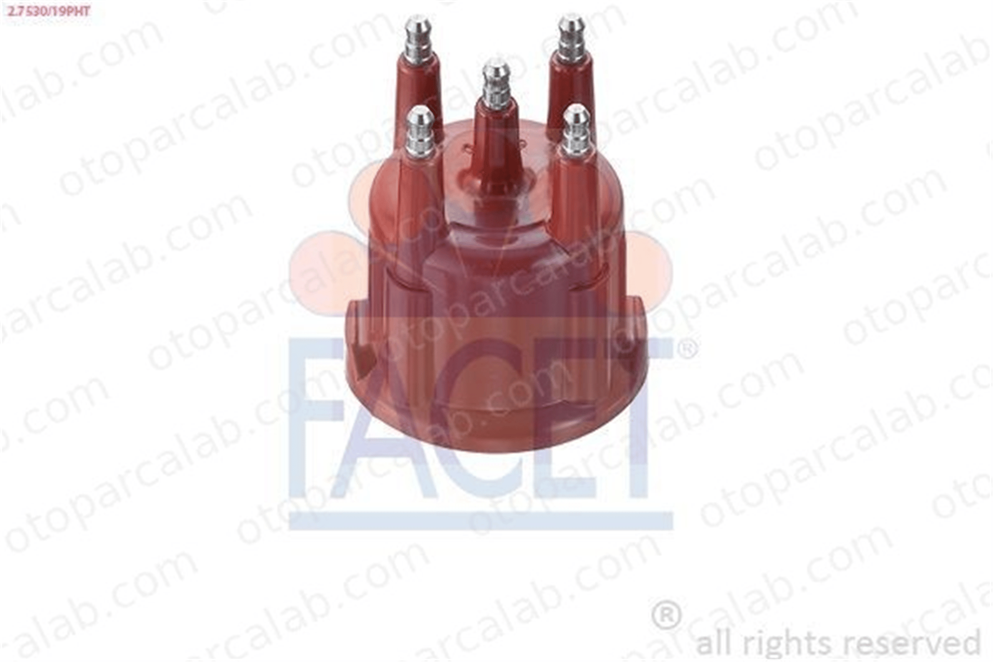 FACET 2.7530/19PHT Distribütör Kapağı OPEL CORSA A Hatchback KADETT E 90350765 1211268