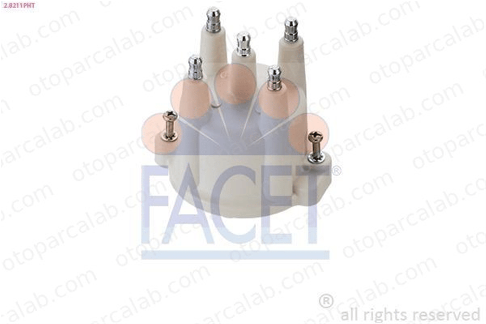 FACET 2.8211PHT Distribütör Kapağı RENAULT CLIO I RAPID Kasa/büyük limuzin 7701034946