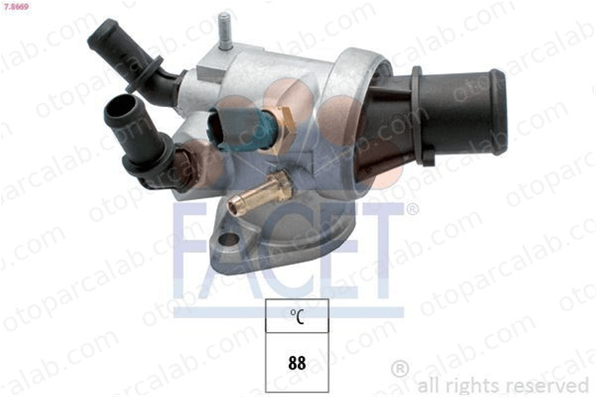 FACET 7.8669 Termostat ALFA ROMEO 159 159 Sportwagon 1338020 55187784