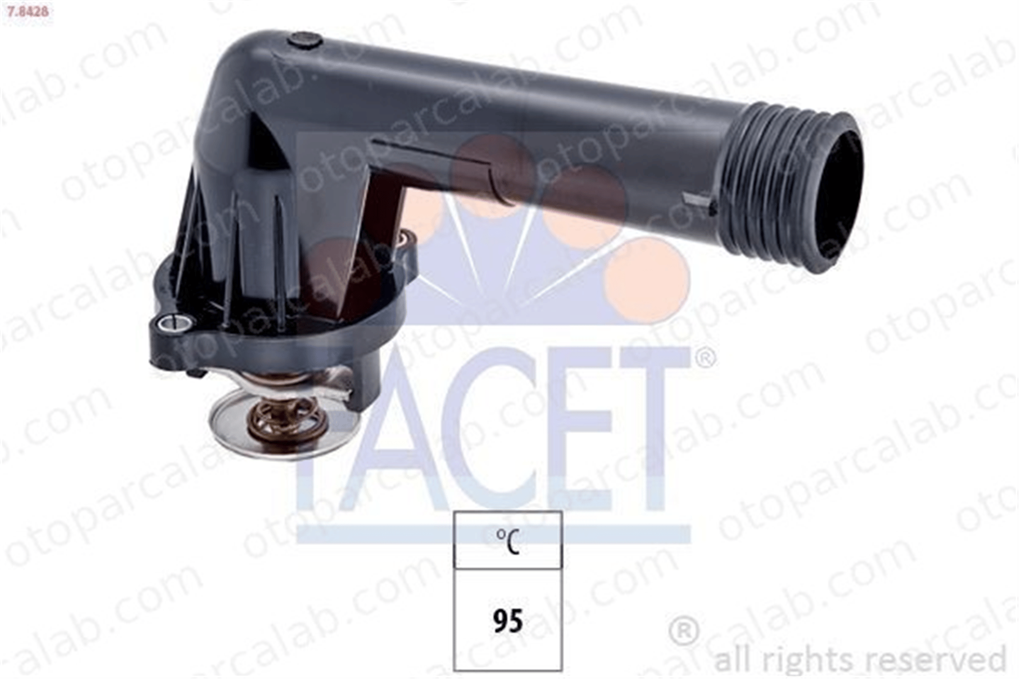 FACET 7.8428 Termostat 95 °C BMW 3 3 Compact 11531739755 11531247125