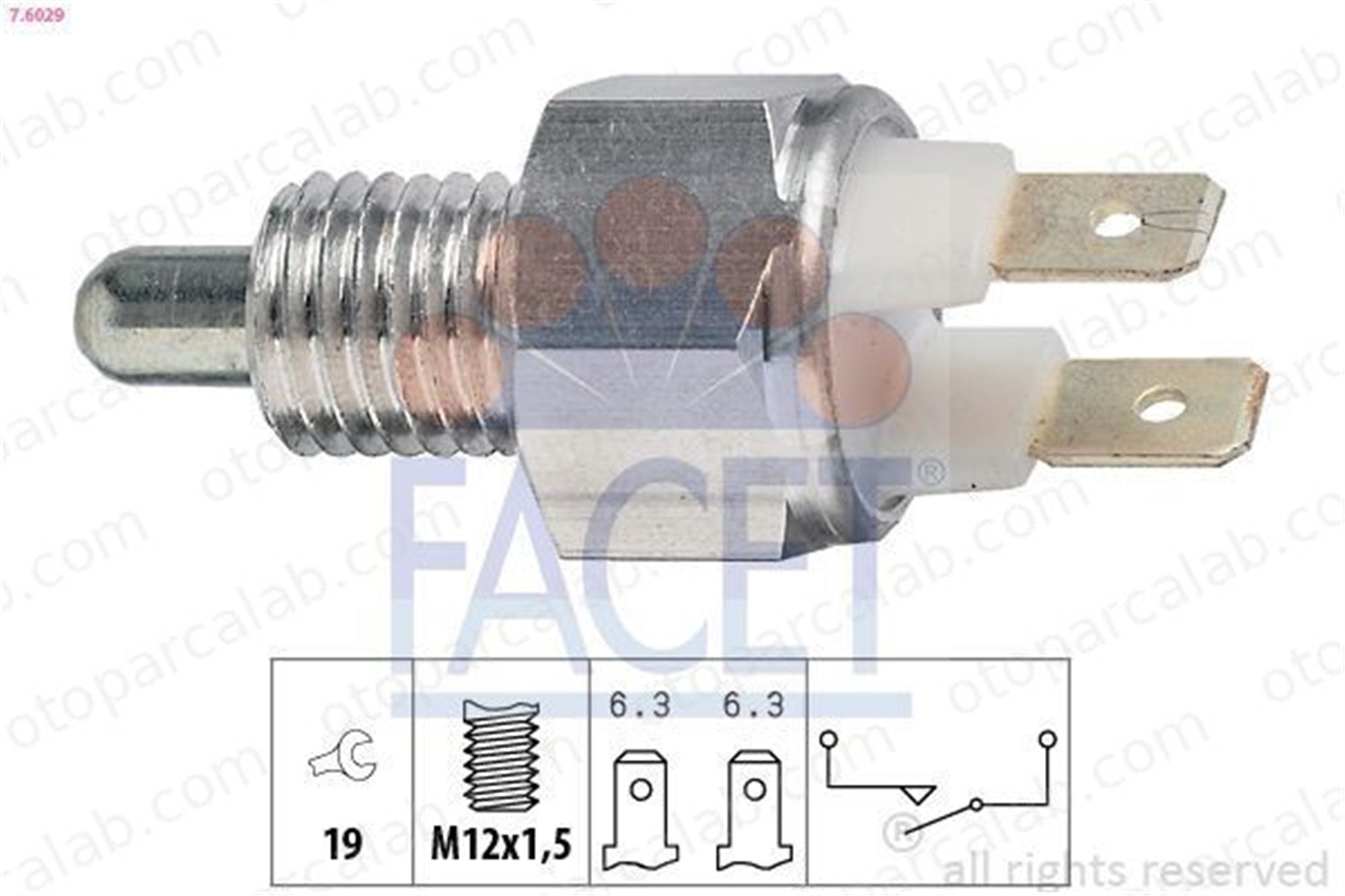 FACET 7.6029 Geri Vites Müşürü BMW 3 5 23141354071 9509480