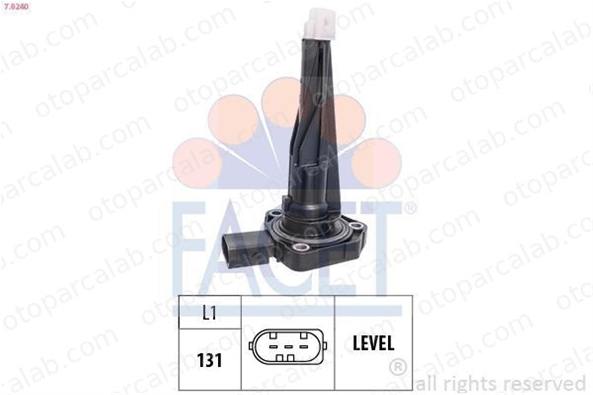 FACET 7.0240 Yağ Müşürü BMW 5 1 12618638755 12617638343