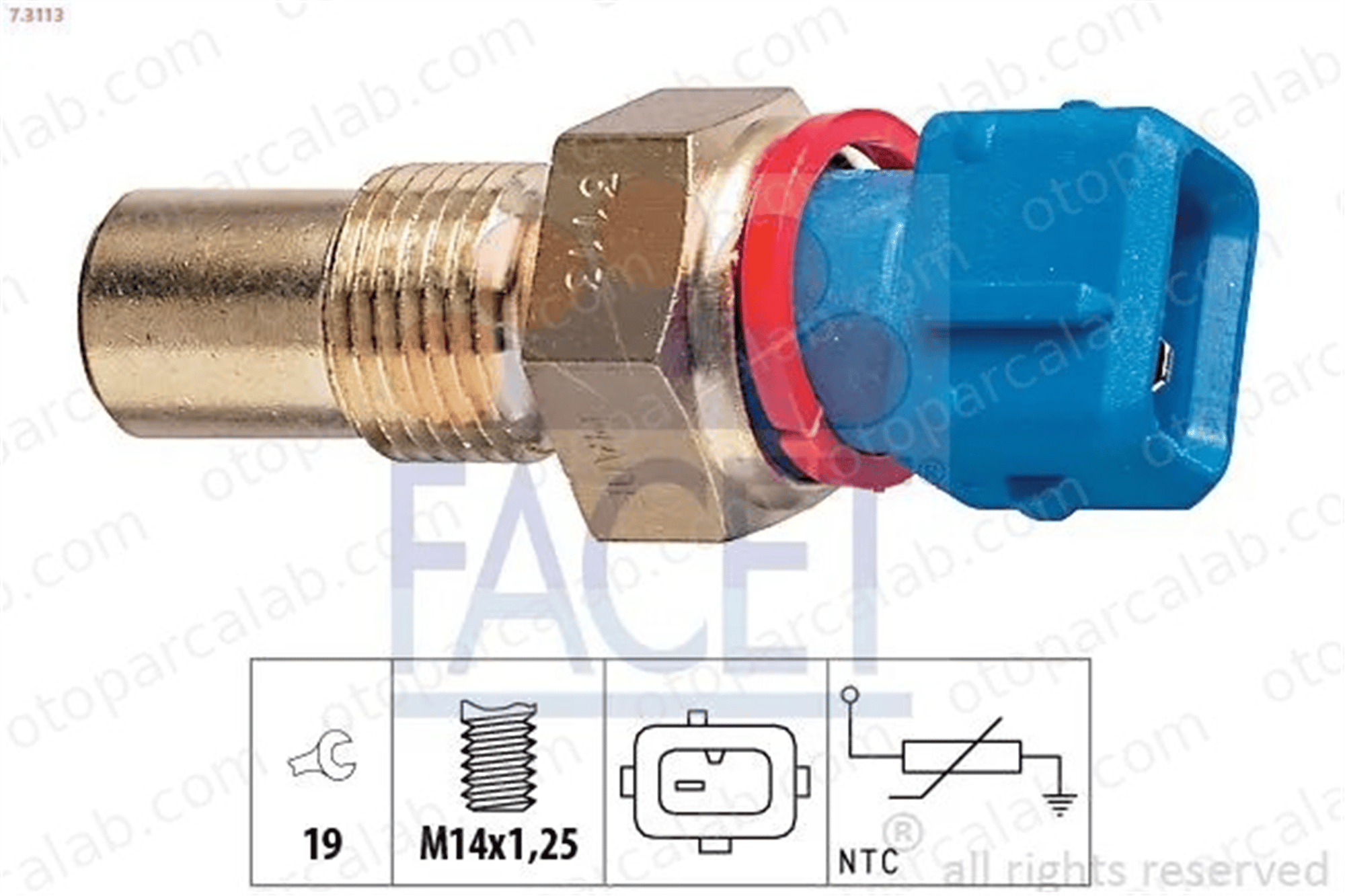 FACET 7.3113 Klima Basınç Müşürü PEUGEOT 406 406 Break 133809 96018426