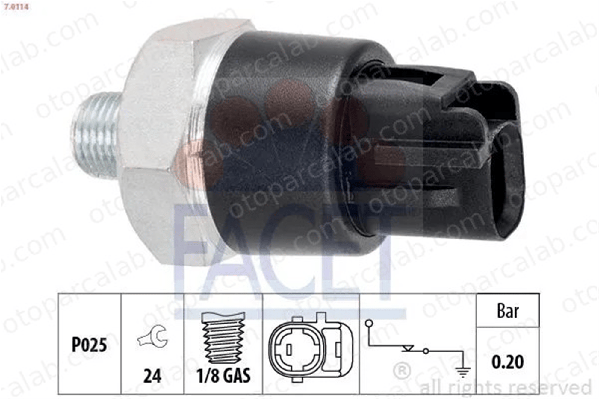FACET 7.0114 Yağ Müşürü TOYOTA AVENSIS Station wagon COROLLA 1131J1 37241RNAA01