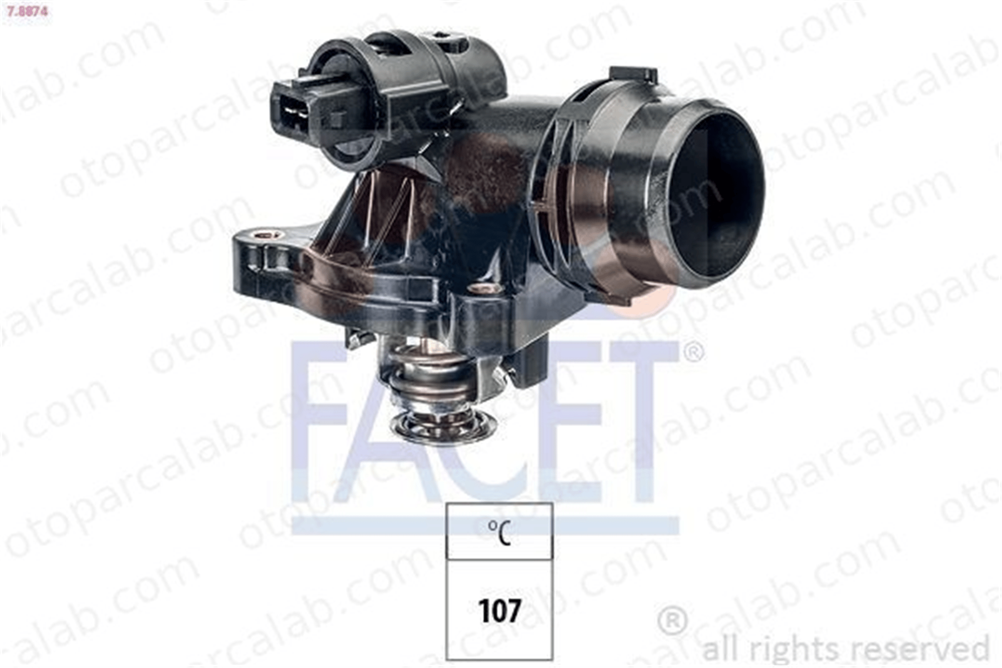 FACET 7.8874 Termostat Gövdesi BMW 1 3 11537510959 7510959