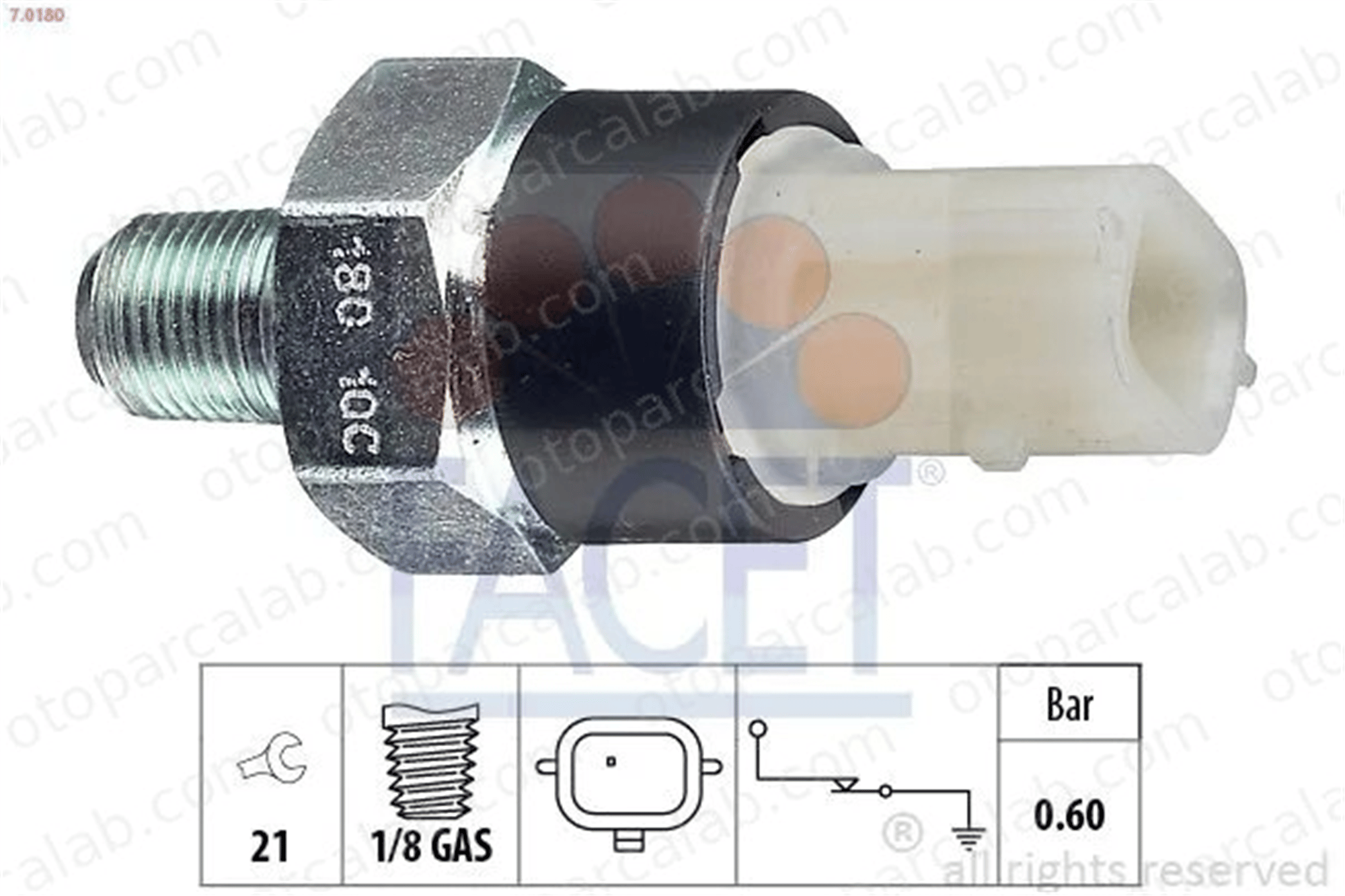 FACET 7.0180 Yağ Müşürü DACIA DUSTER RENAULT MEGANE IV Grandtour 252405053R 8200673257