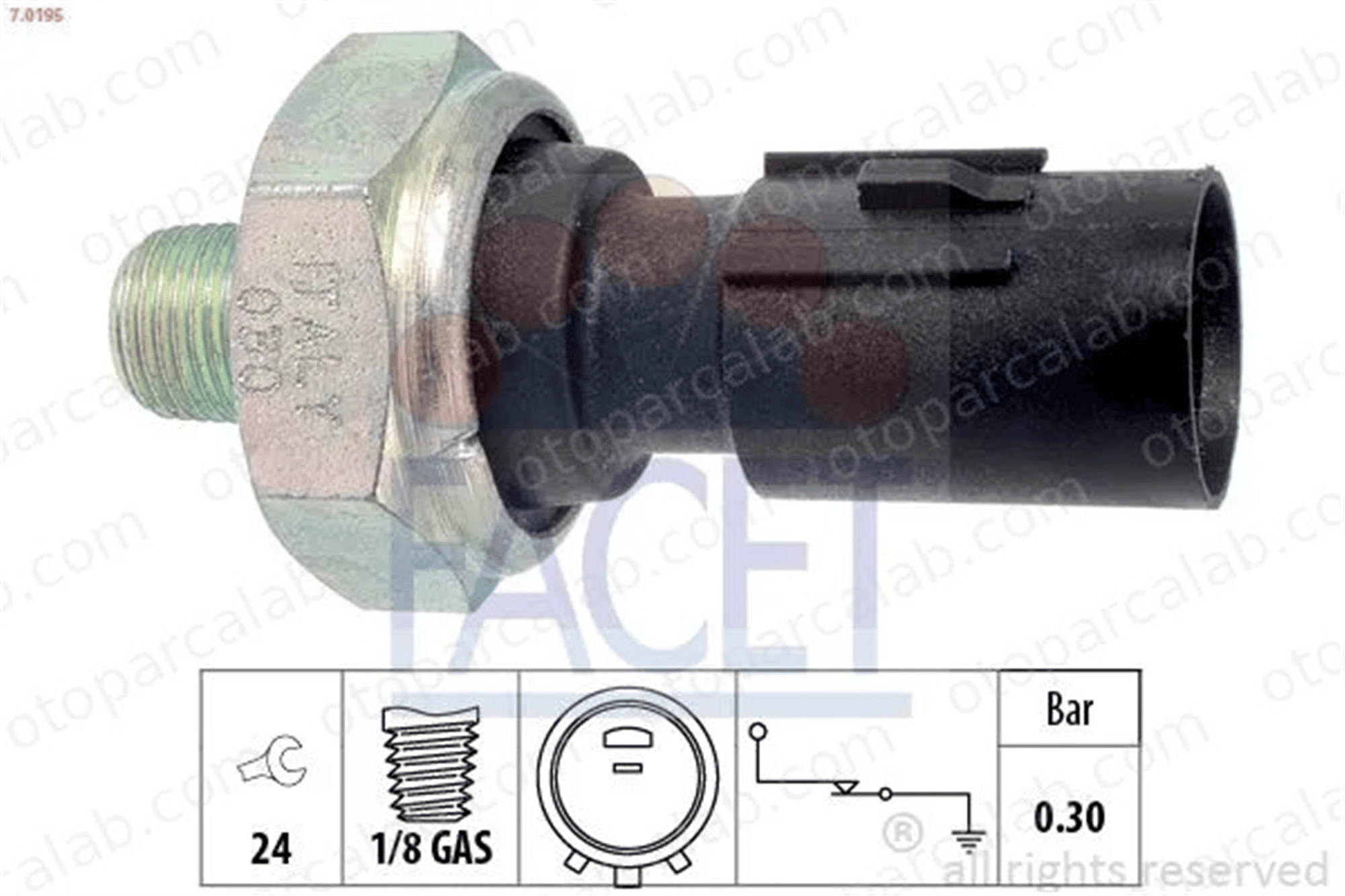 FACET 7.0195 Yağ Müşürü HYUNDAI i30 Station wagon i30 9475037000 9475037100