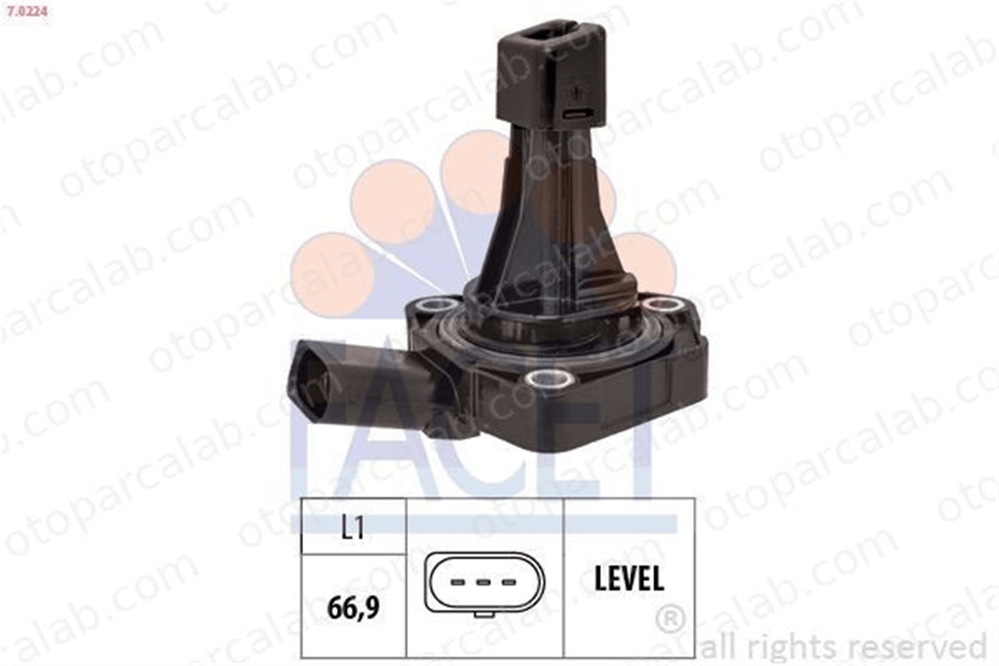 FACET 7.0224 Yağ Müşürü AUDI A3 A3 Sportback 3C907660G 03C907660G