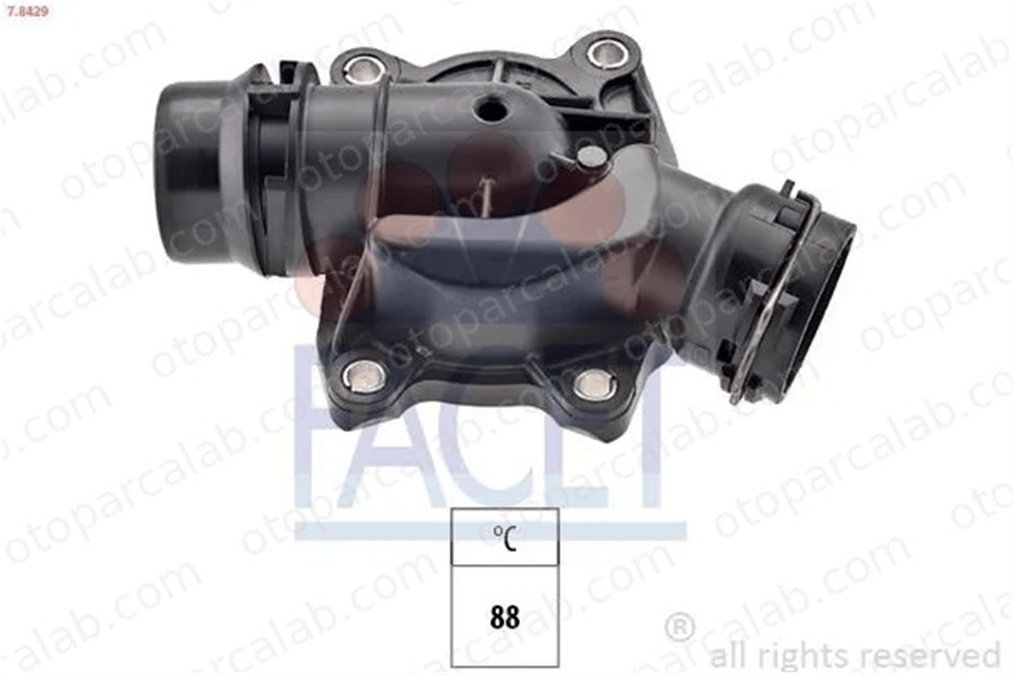 FACET 7.8429 Termostat BMW 5 Touring 3 11512354056 PEL000050
