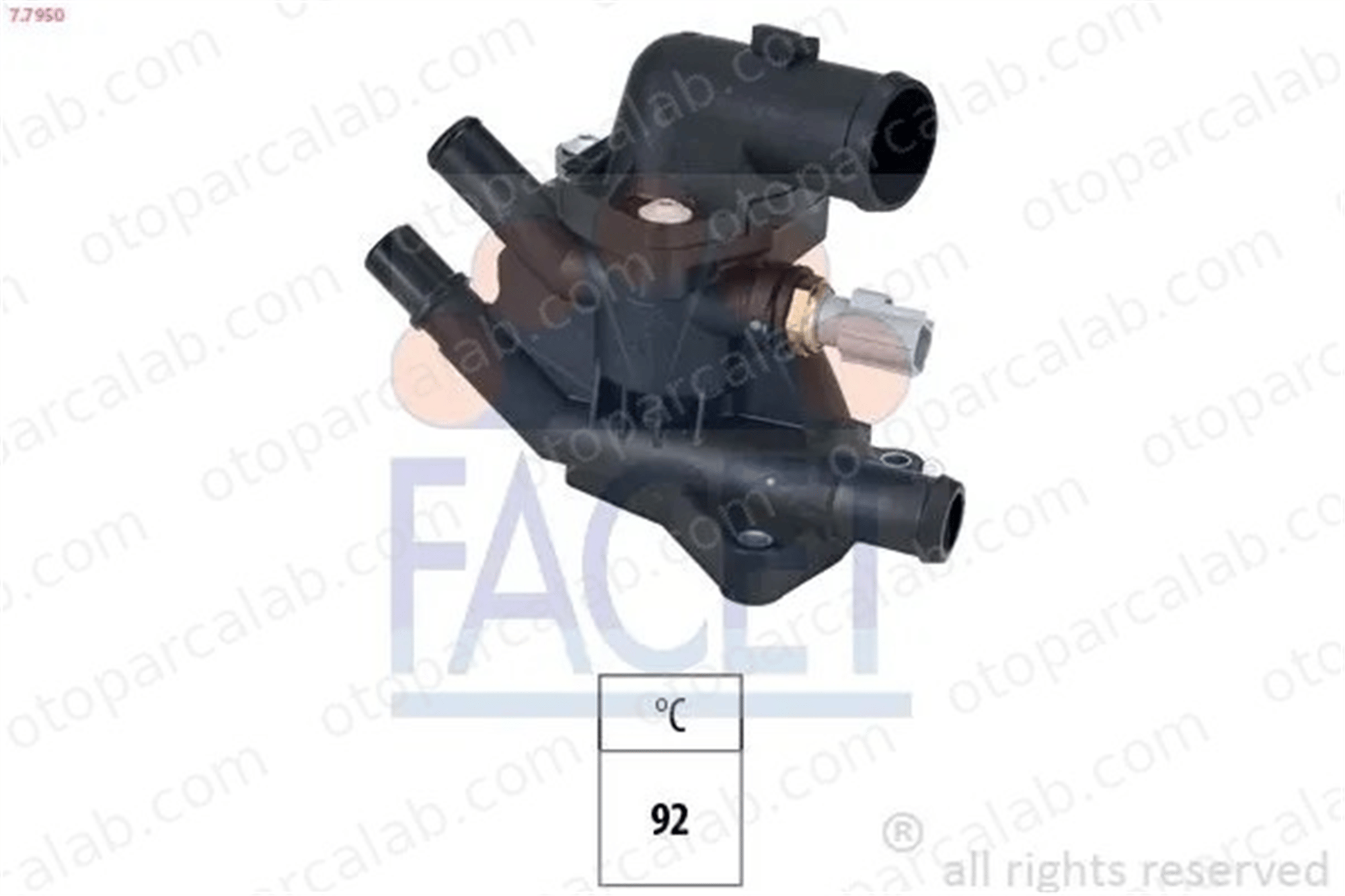 FACET 7.7950 Termostat Gövdesi FORD FIESTA VII FIESTA VII Van CM5G9K478GA 1872633