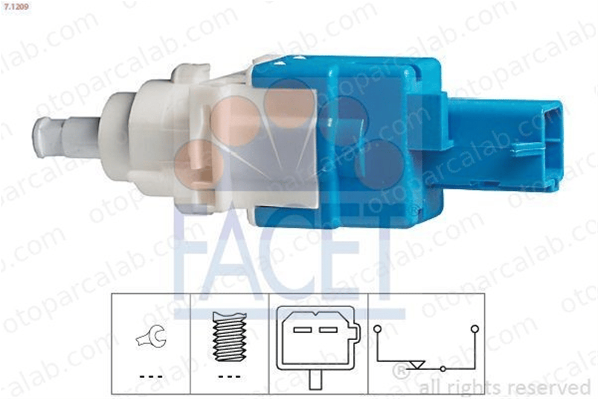 FACET 7.1209 Debriyaj Müşürü FIAT PUNTO PUNTO Kasa/eğik arka 51742745