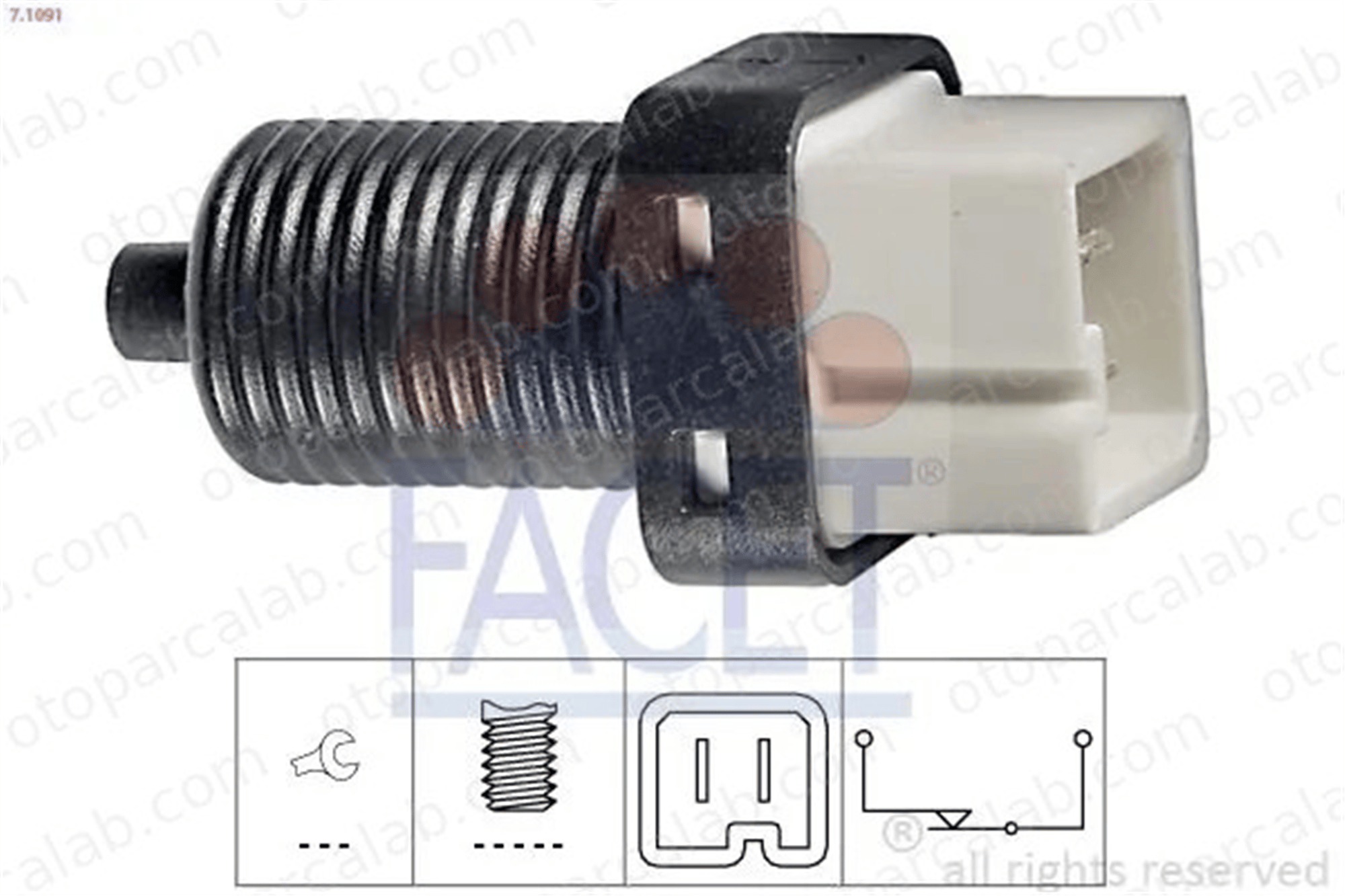 FACET 7.1091 Fren Müşürü CITROËN ZX SAXO 453435 453421