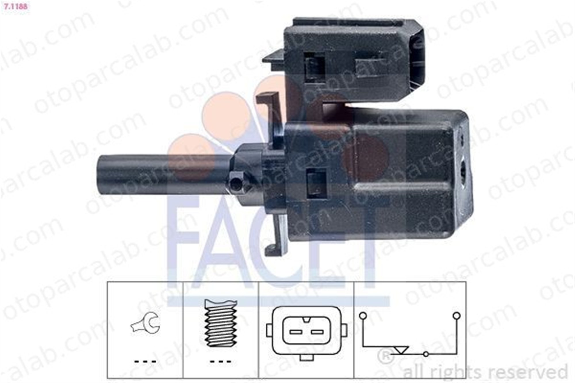 FACET 7.1188 Debriyaj Müşürü FORD FIESTA IV KA 6992957 95FB7C534AA